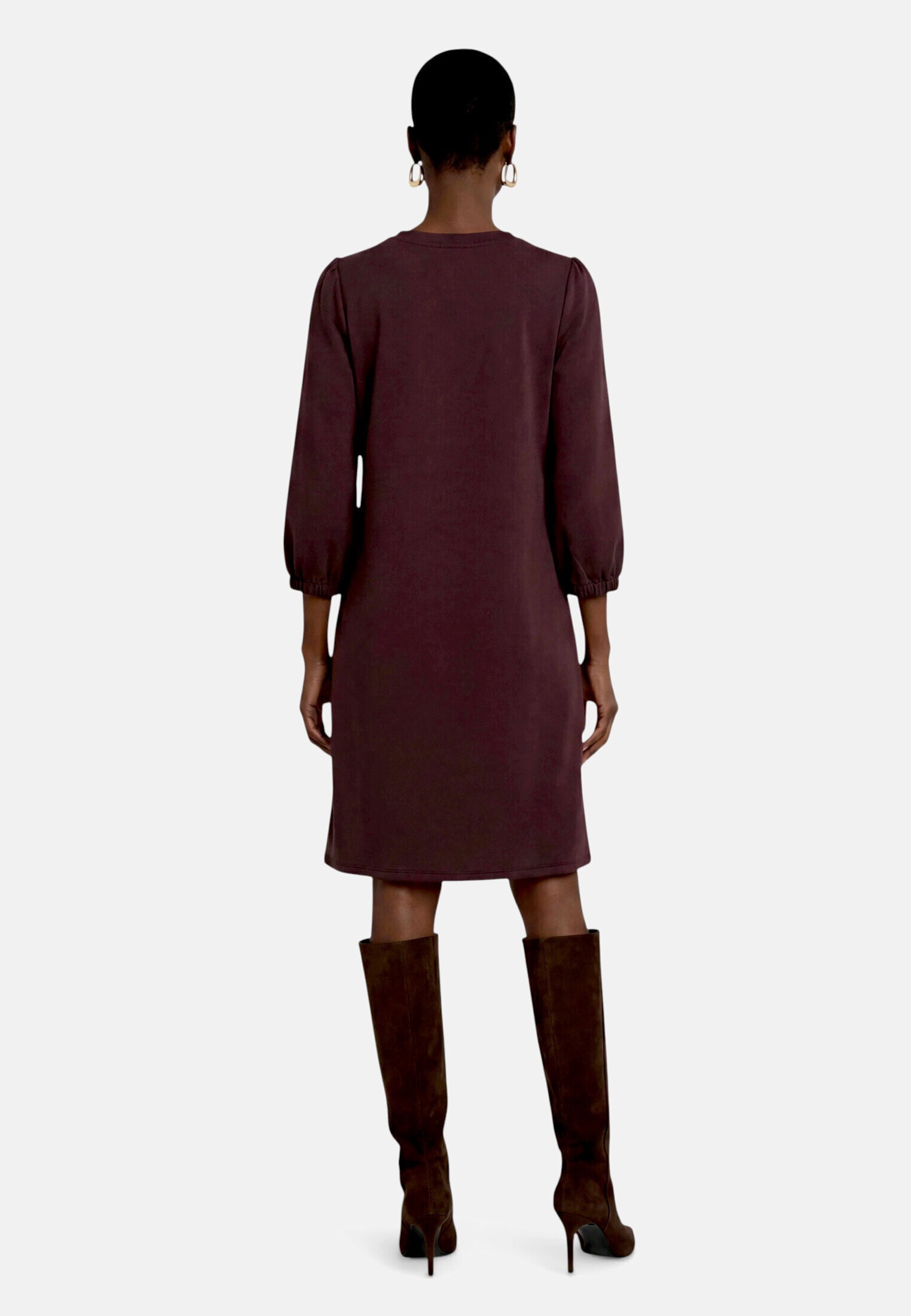 Zero Sweatkleid »Damen mit 3/4 Arm« Ohne Tasche Material