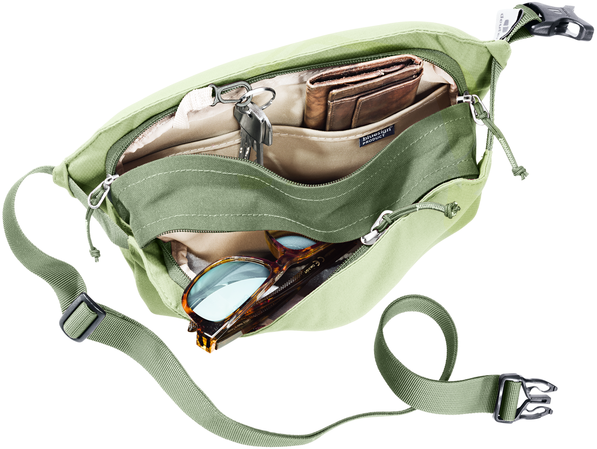 deuter Schultertasche »PASSWAY 2 L« mit Reißverschluss, Crossbody-Trageweise