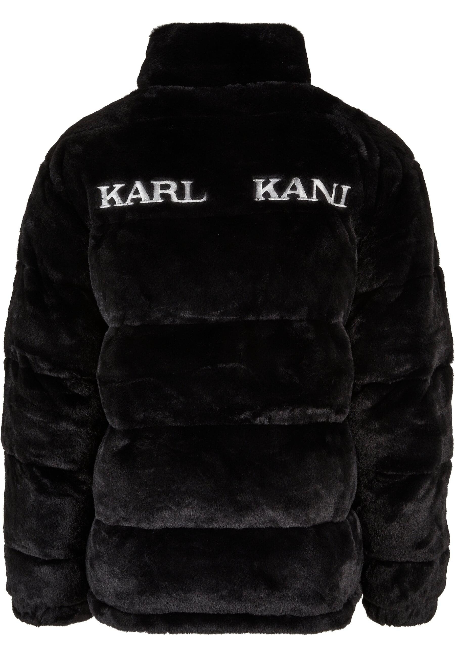 Karl Kani Winterjacke »Karl Kani Herren KM214-014-1 OG Fake Fur Puffer Jacket black«, (1 St.), ohne Kapuze