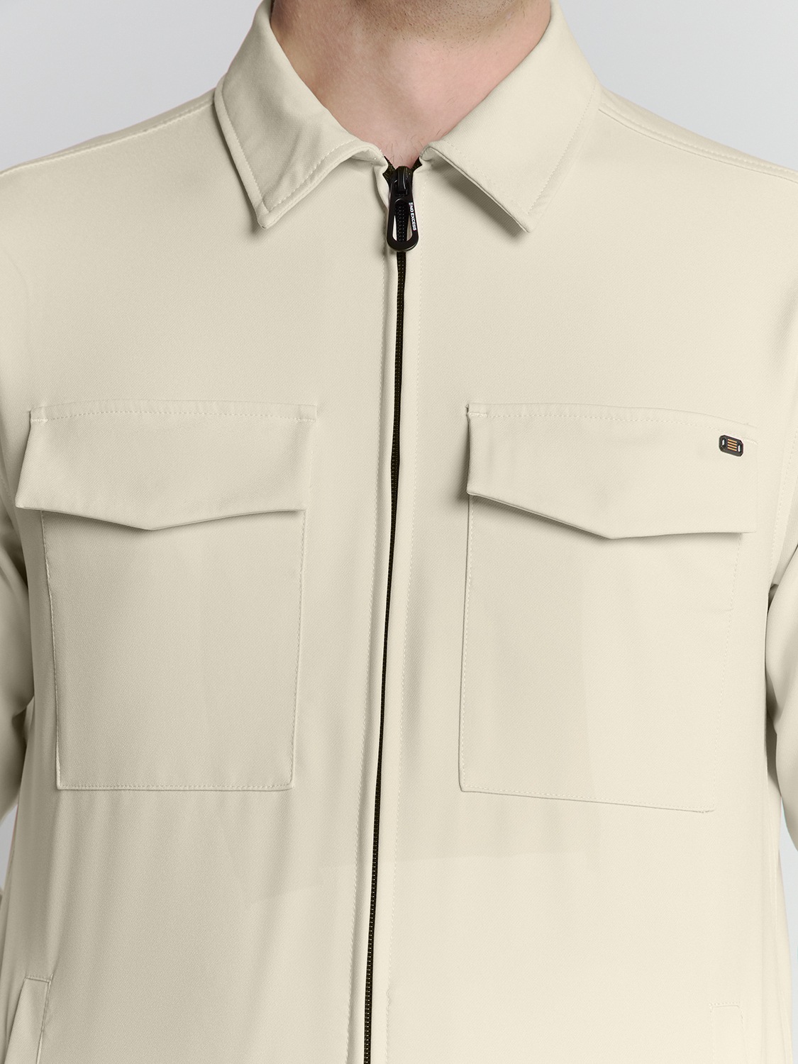 NO EXCESS Langarmhemd »No Excess Sedoc overshirt«
