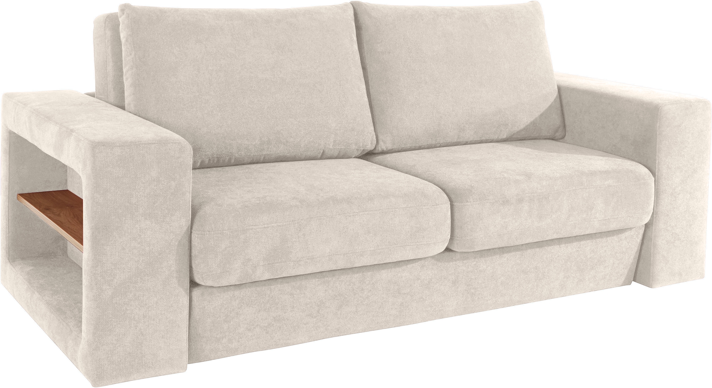 LOOKS by Wolfgang Joop 3-Sitzer »Looksvb«, Verwandlungssofa: aus Sofa wird Sofa mit 2 Hockern, mit Regalfunktion