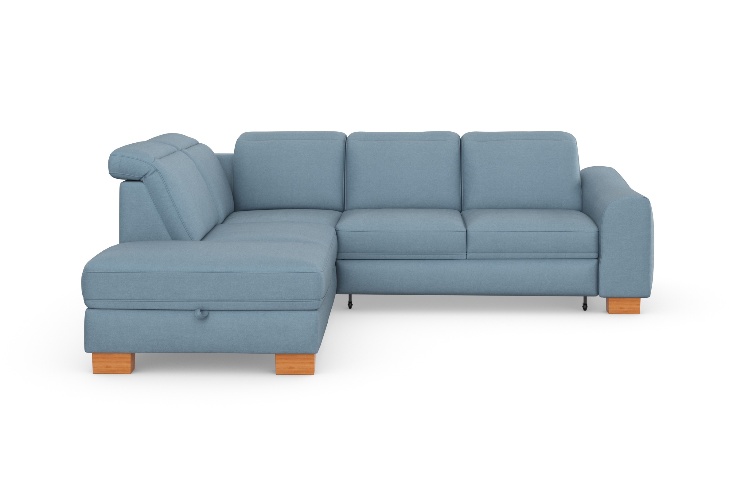 sit&more Ecksofa "Dundee L-Form", mit Federkern und Massivholzfüßen, wahlwe günstig online kaufen