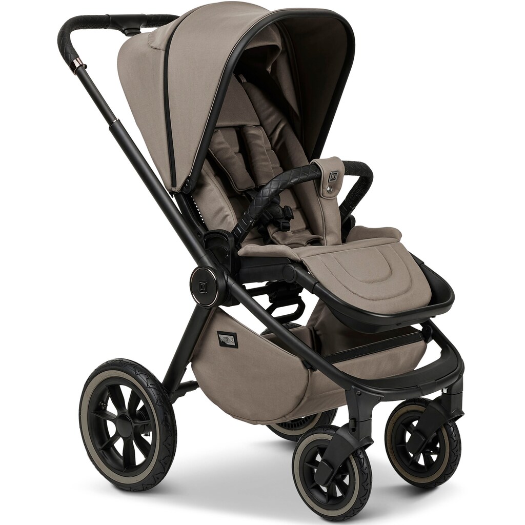 Moon Kombi-Kinderwagen »Resea+, mud/black matt«