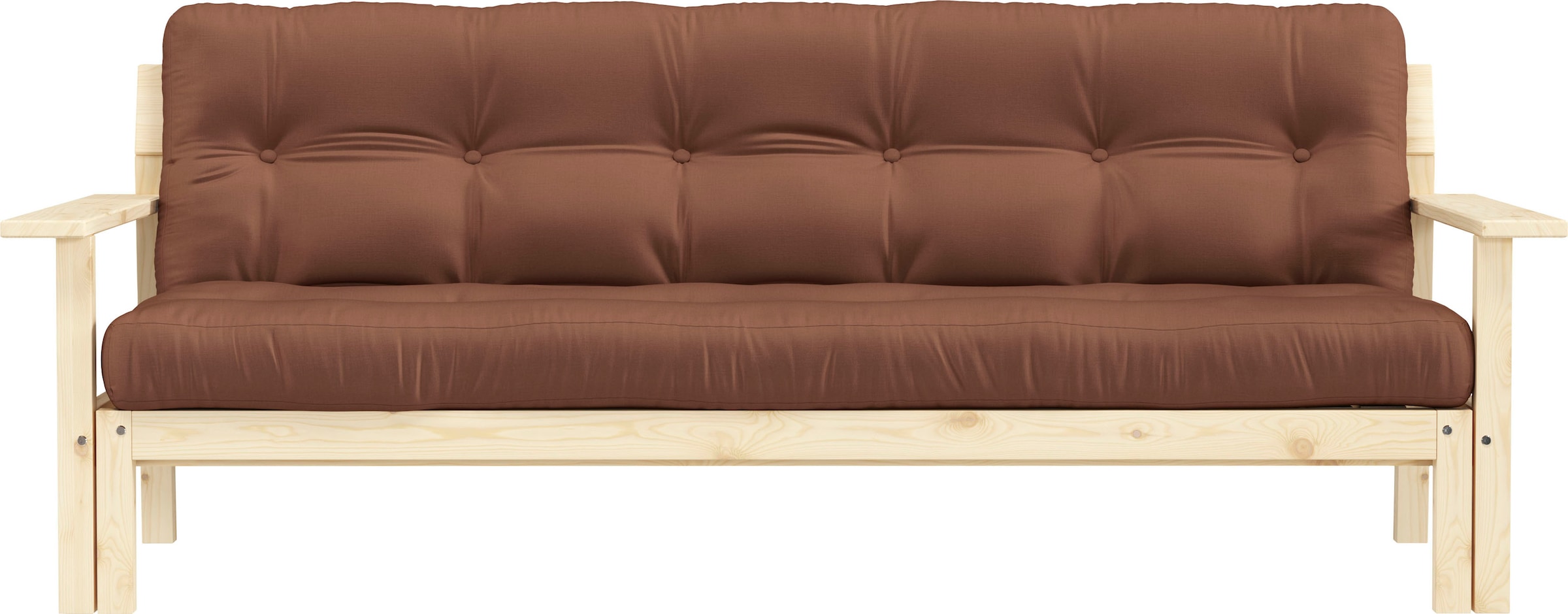 Karup Design Schlafsofa "Unwind", Mit Holzstruktur, inkl. Futonmatratze, Liegefläche 130x190 cm