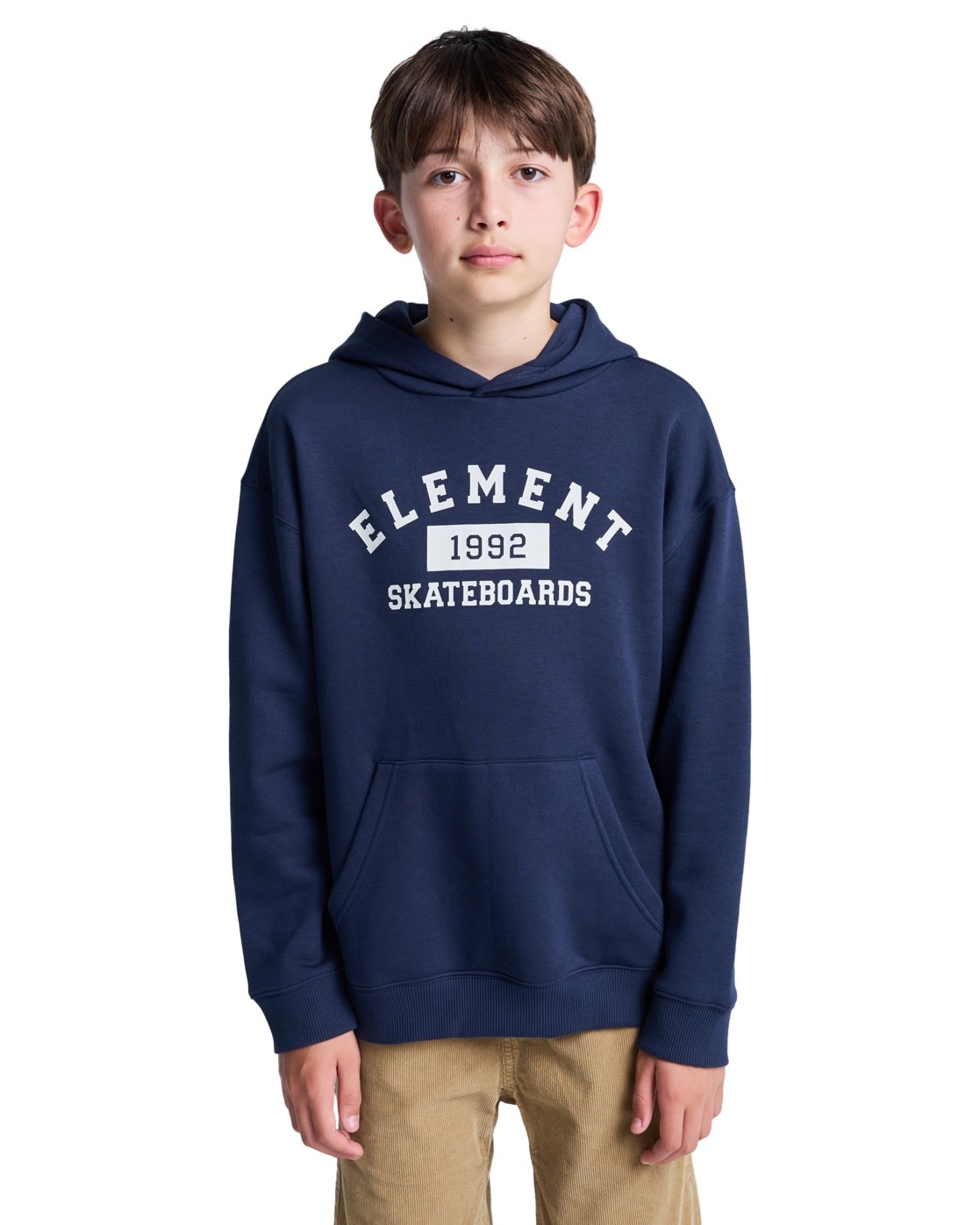 ELEMENT Jungen Kapuzensweatshirt "Home Team", blau, Gr. 14, 55% Baumwolle, 25% Baumwolle, 20% Polyester, Sweatshirts