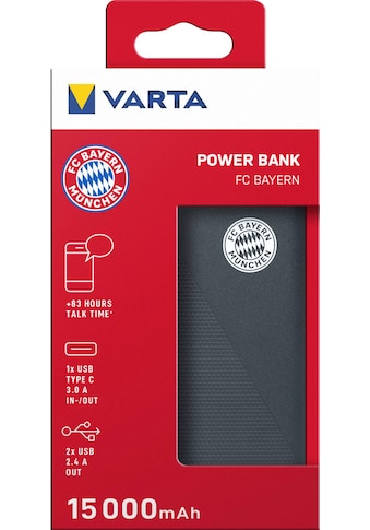 VARTA Powerbank »Power Bank FC BAYERN«, 15000 mAh kaufen