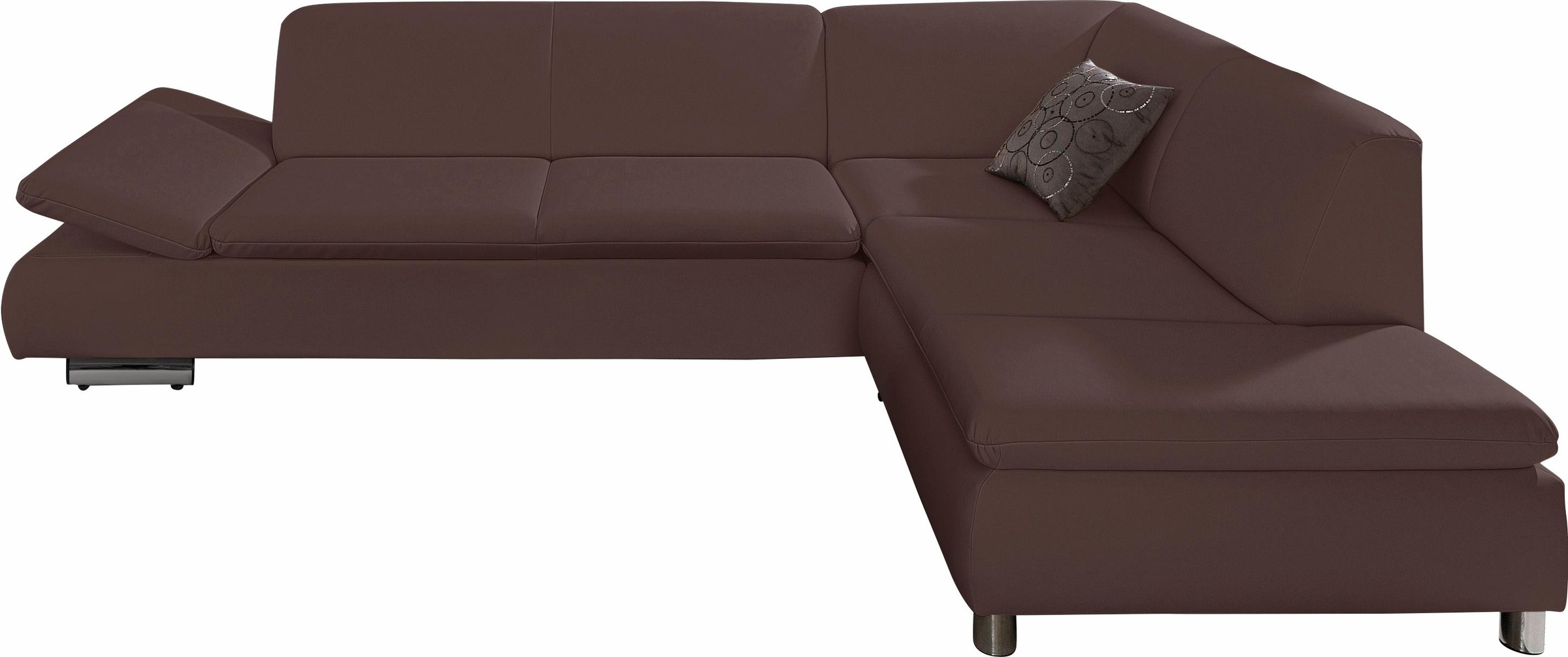 Max Winzer® Ecksofa »Toulouse modern und bequem, aktuelles Design, hoher Sitzkomfort«, mit klappbaren Armlehnen, Breite 271 cm