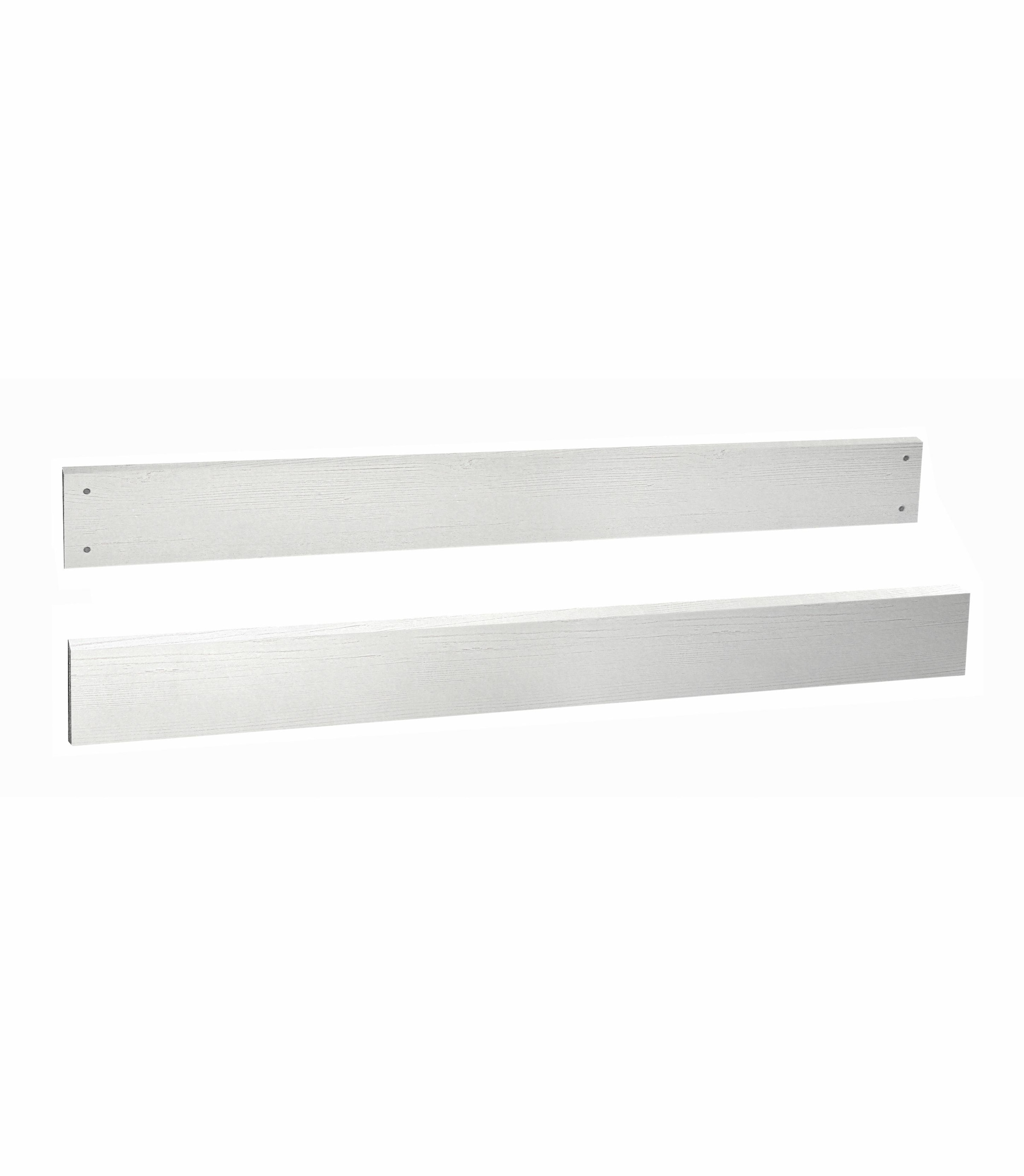 Umbauseiten WIMEX, B:140cm H:19cm T:2cm, weiß, Holzwerkstoff, Umbauseiten, "York", Erweiterung zum Juniorbett