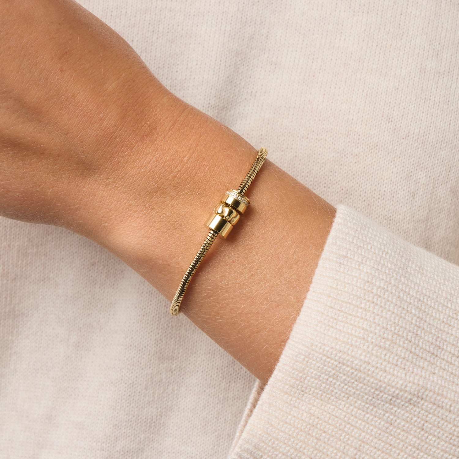 TOM TAILOR Armband »Herz« mit Zirkonia (synth.)