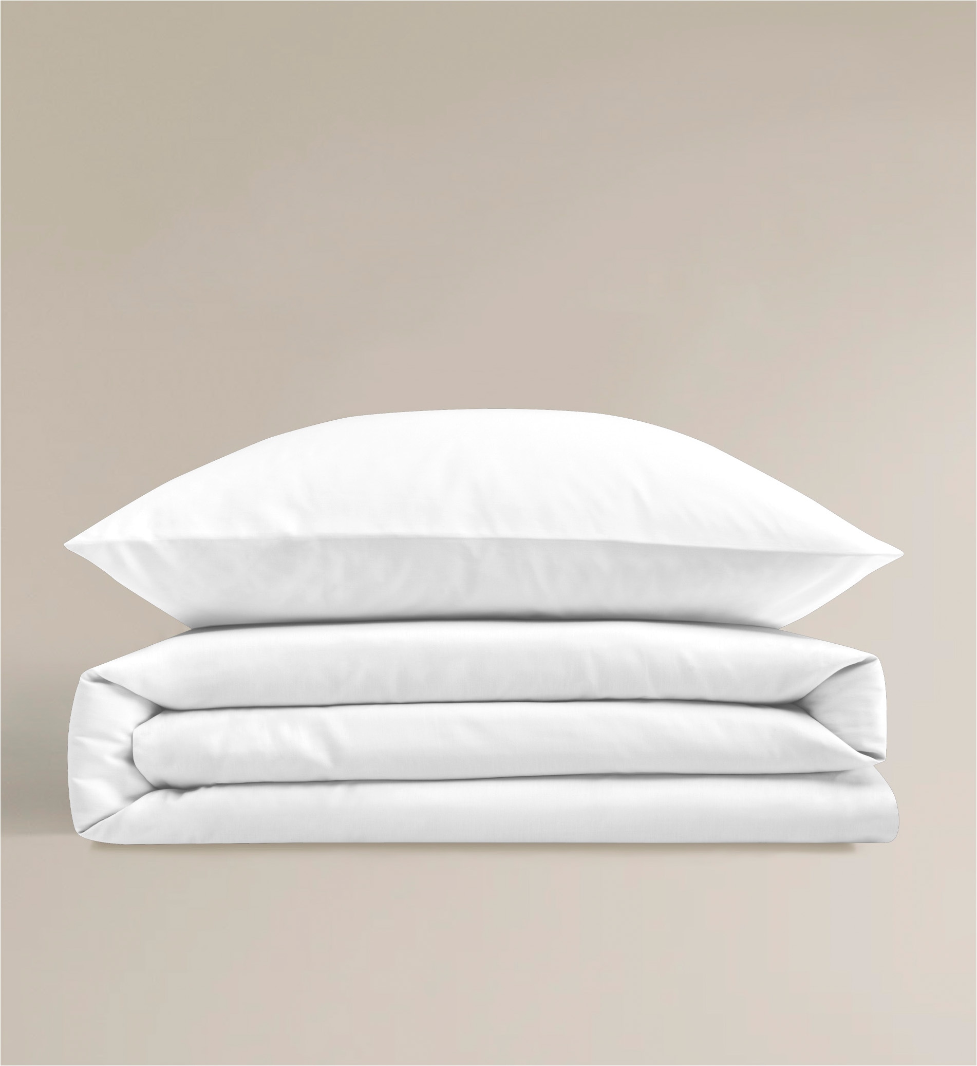 BIERBAUM Bettwäsche »Elegant uni« 2 Stk. Mako-Satin, 100 % Baumwolle, Uni, pflegeleicht