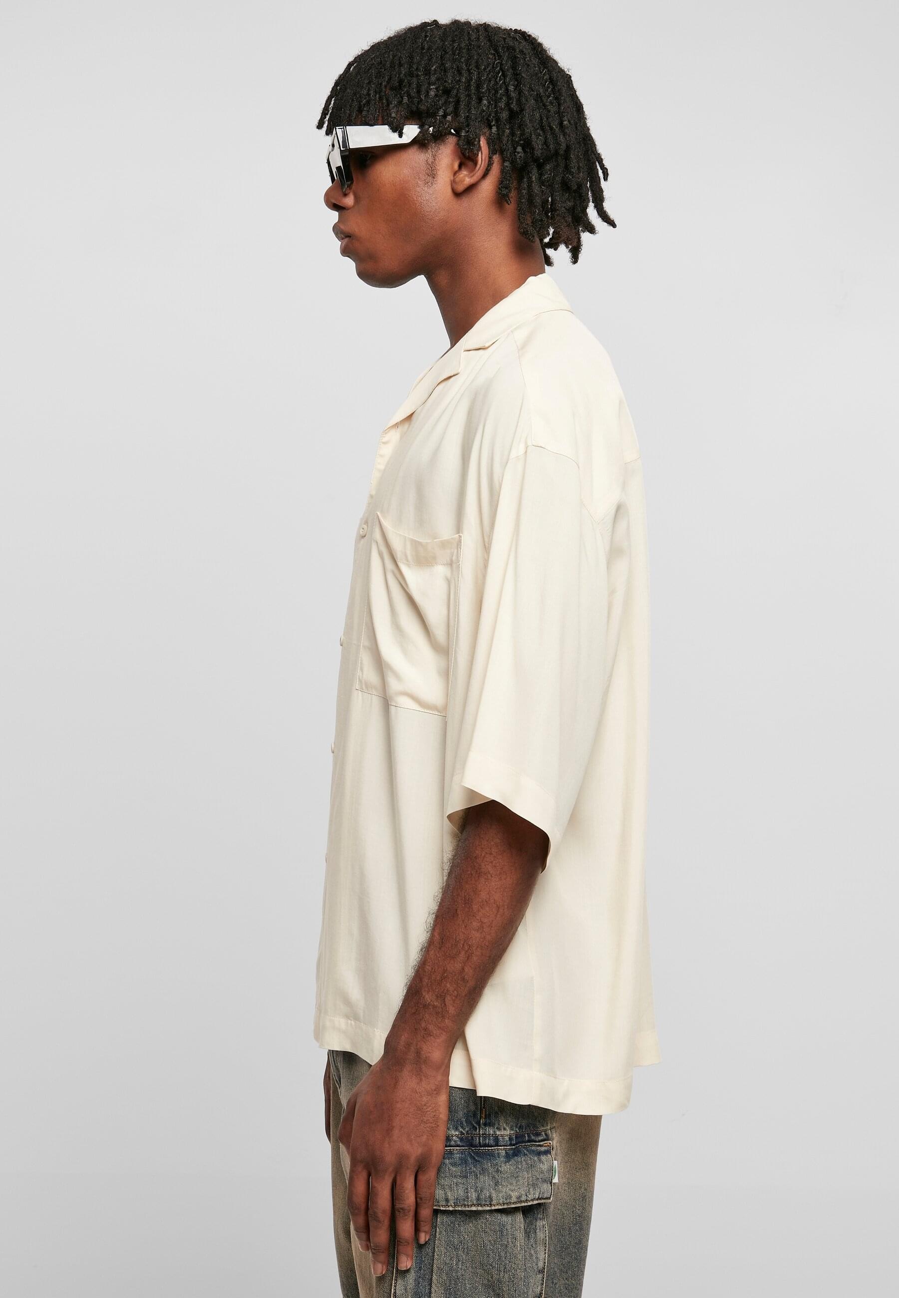 URBAN CLASSICS Langarmhemd »Urban Classics Herren Oversized Resort Shirt«, (1 tlg.)