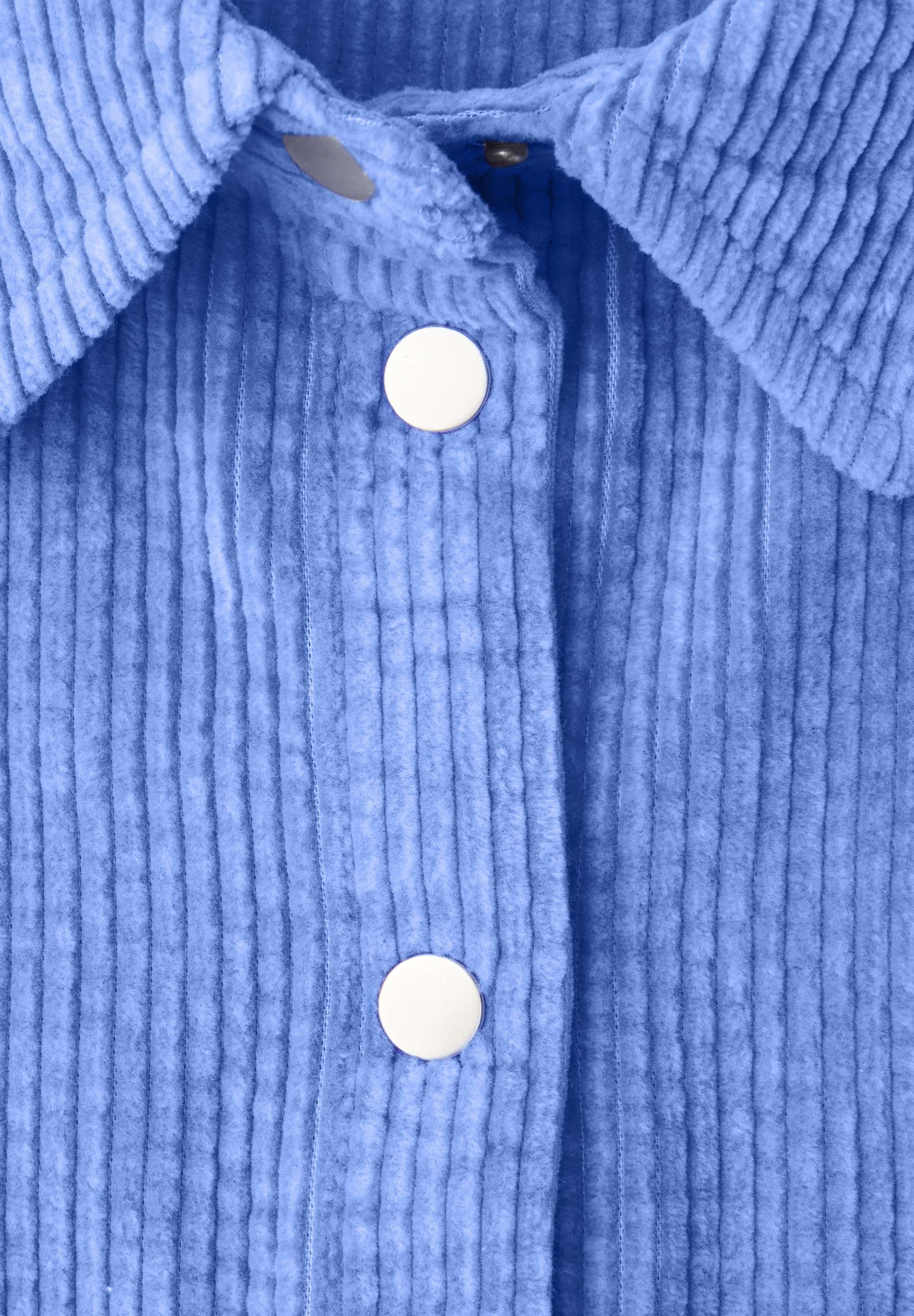 STREET ONE Langarmbluse in Cord-Optik