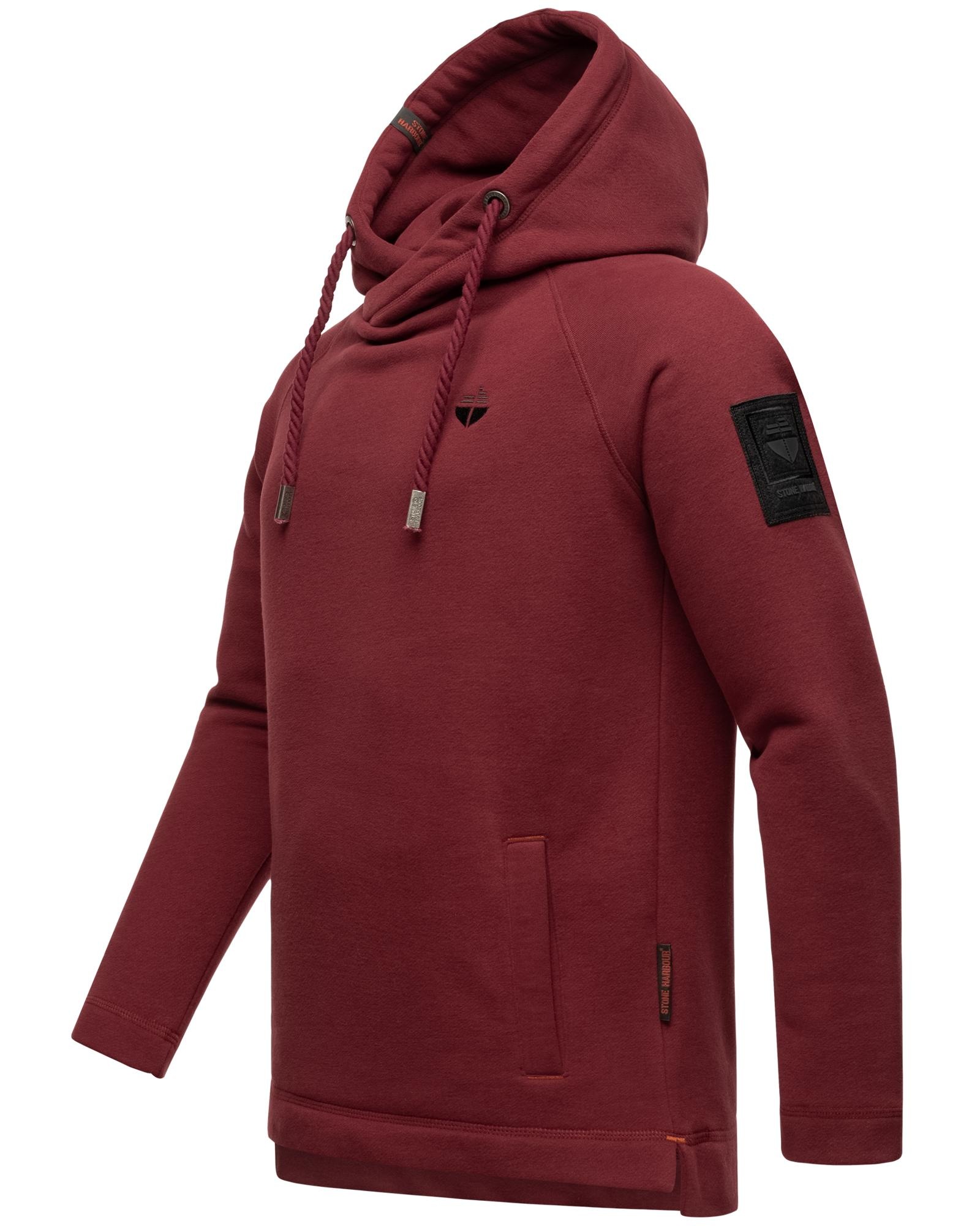 Stone Harbour Hoodie »Caspian Sailor«, Sportlicher Kapuzenpullover mit großen Kordeln