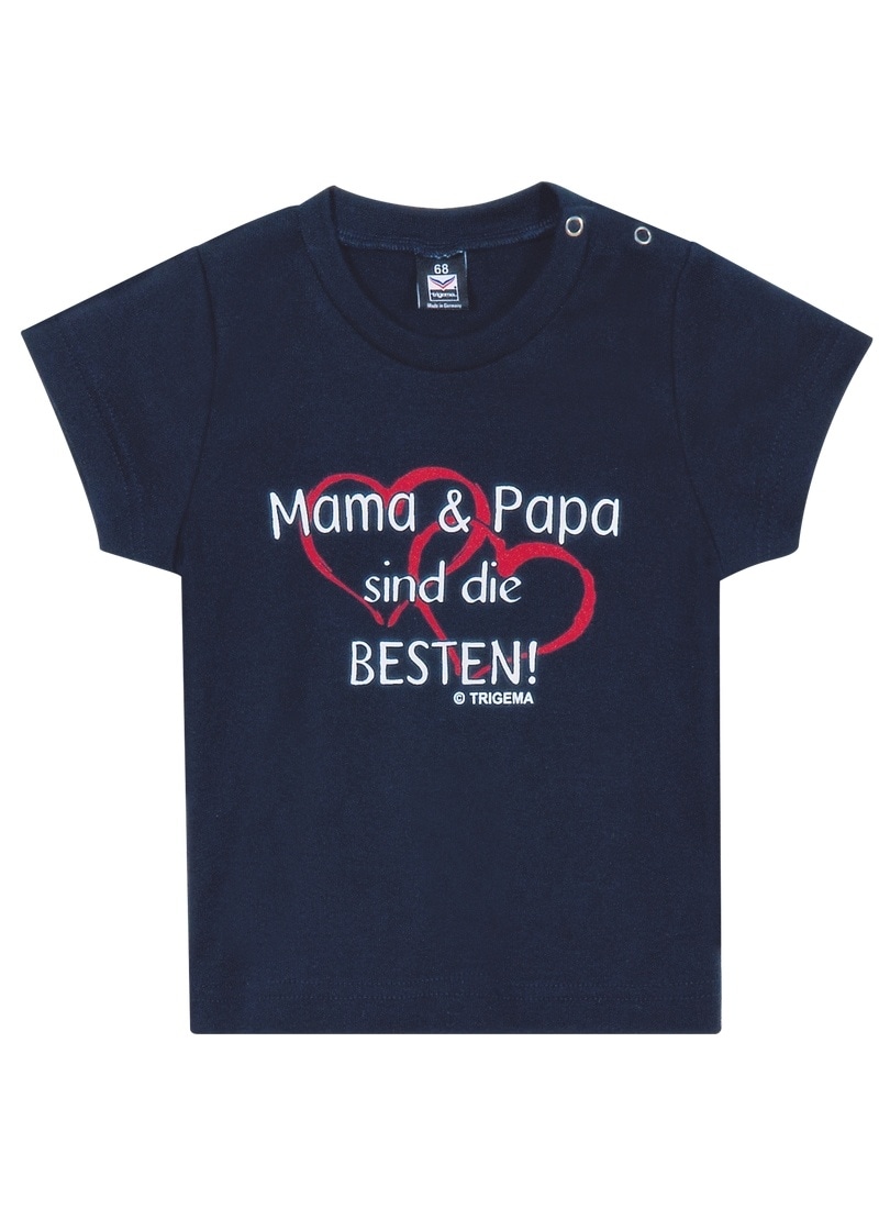 Trigema T-Shirt »TRIGEMA T-Shirt Mama & Papa«, (1 tlg.)