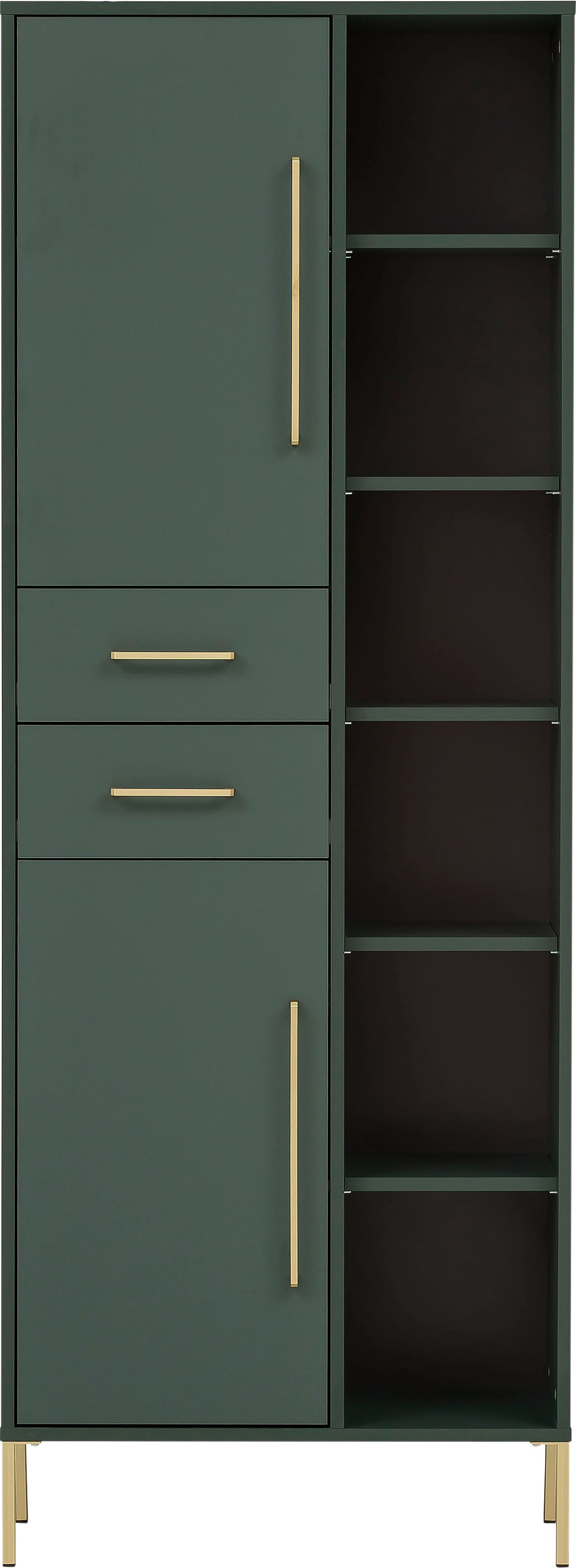 welltime Hochschrank "Kent, Hochschrank, Made in Germany, B: 67 cm" Solide Verarbeitung - Dieses Produkt ist in Deutschland gefertigt