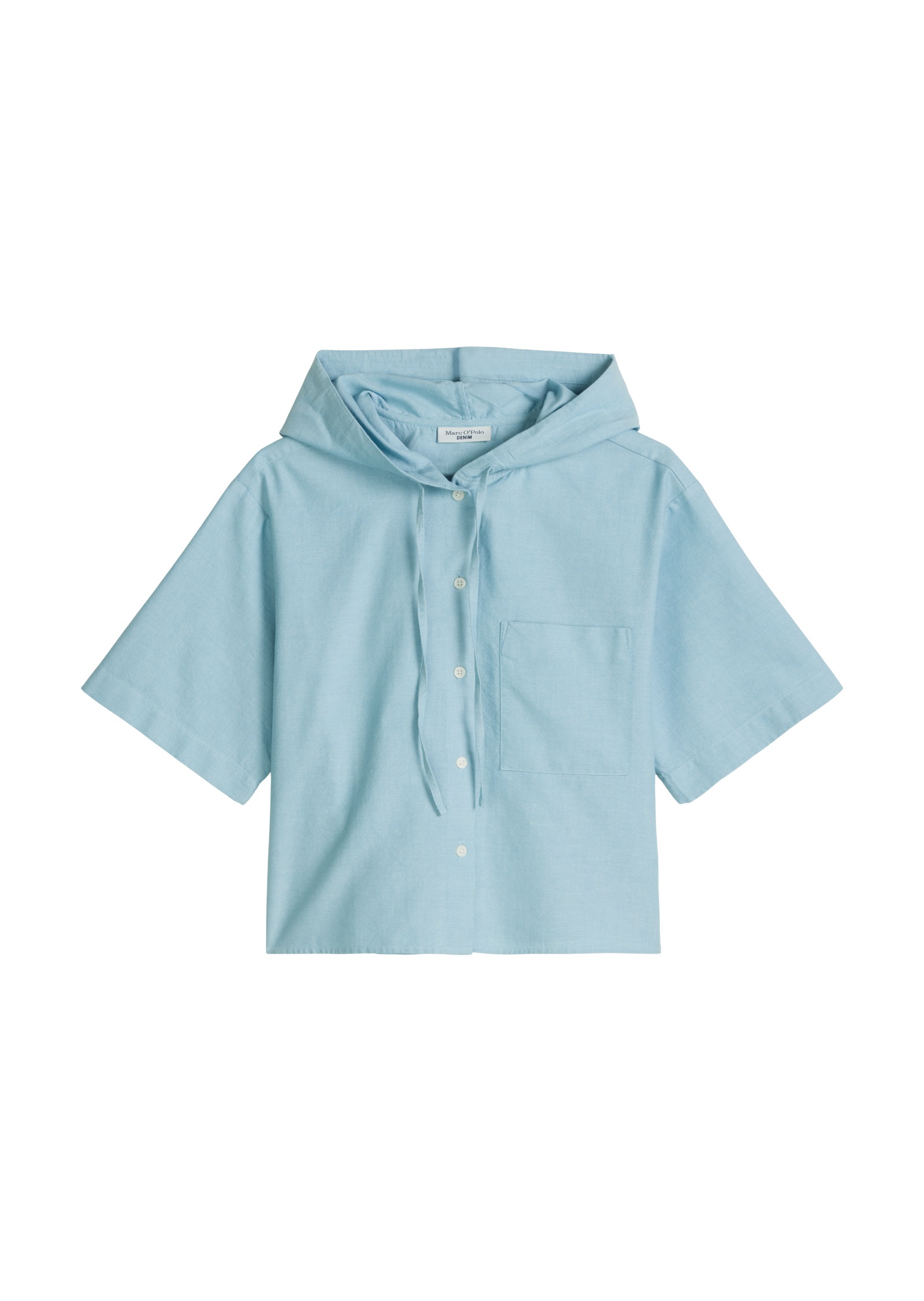 Marc O'Polo DENIM Kurzarmbluse »aus Organic Cotton Oxford«