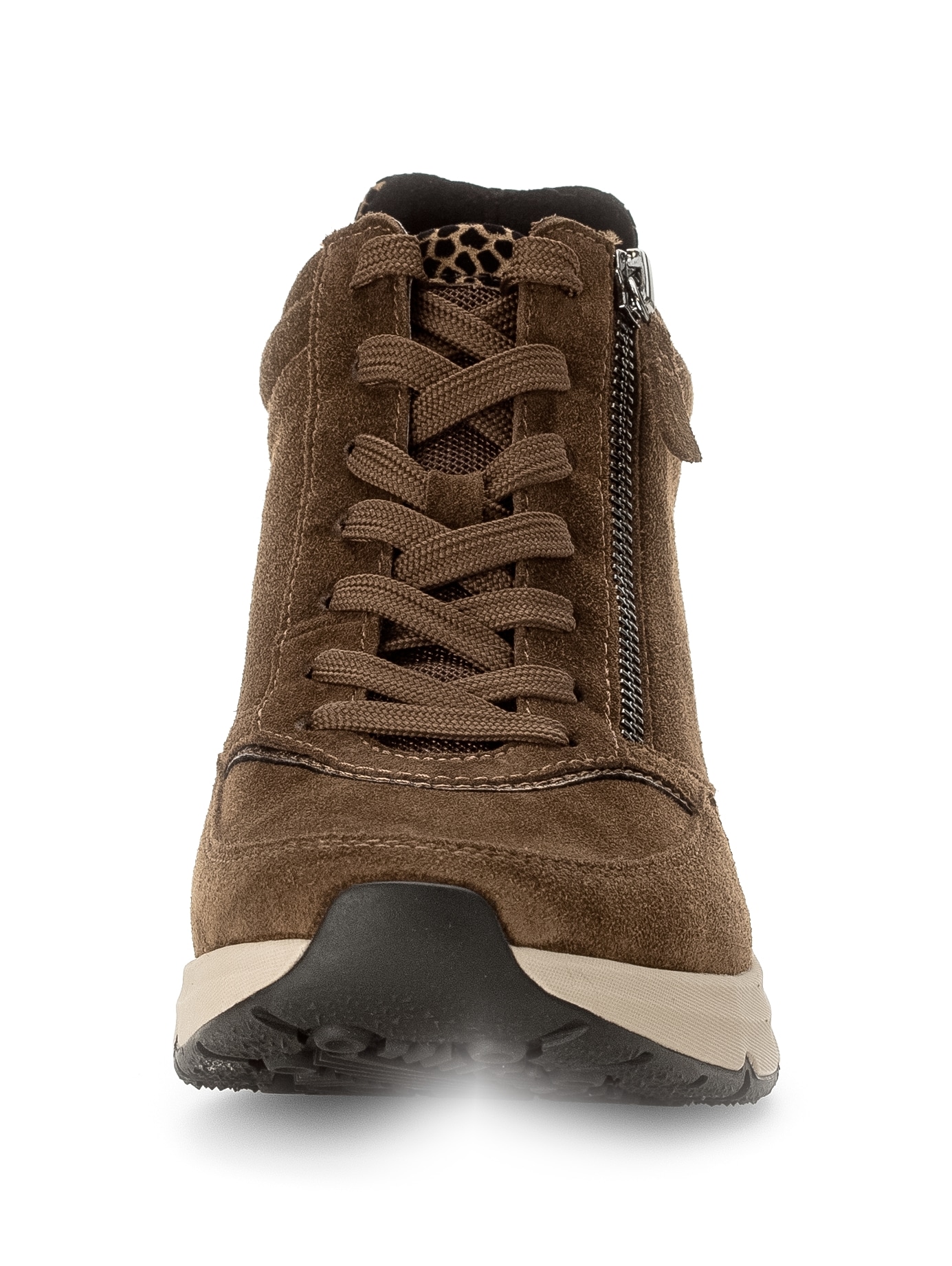 Gabor Rollingsoft Keilsneaker, Freizeitschuh, Schnürschuh, Schnürboots mit herausnehmbarem Fußbett