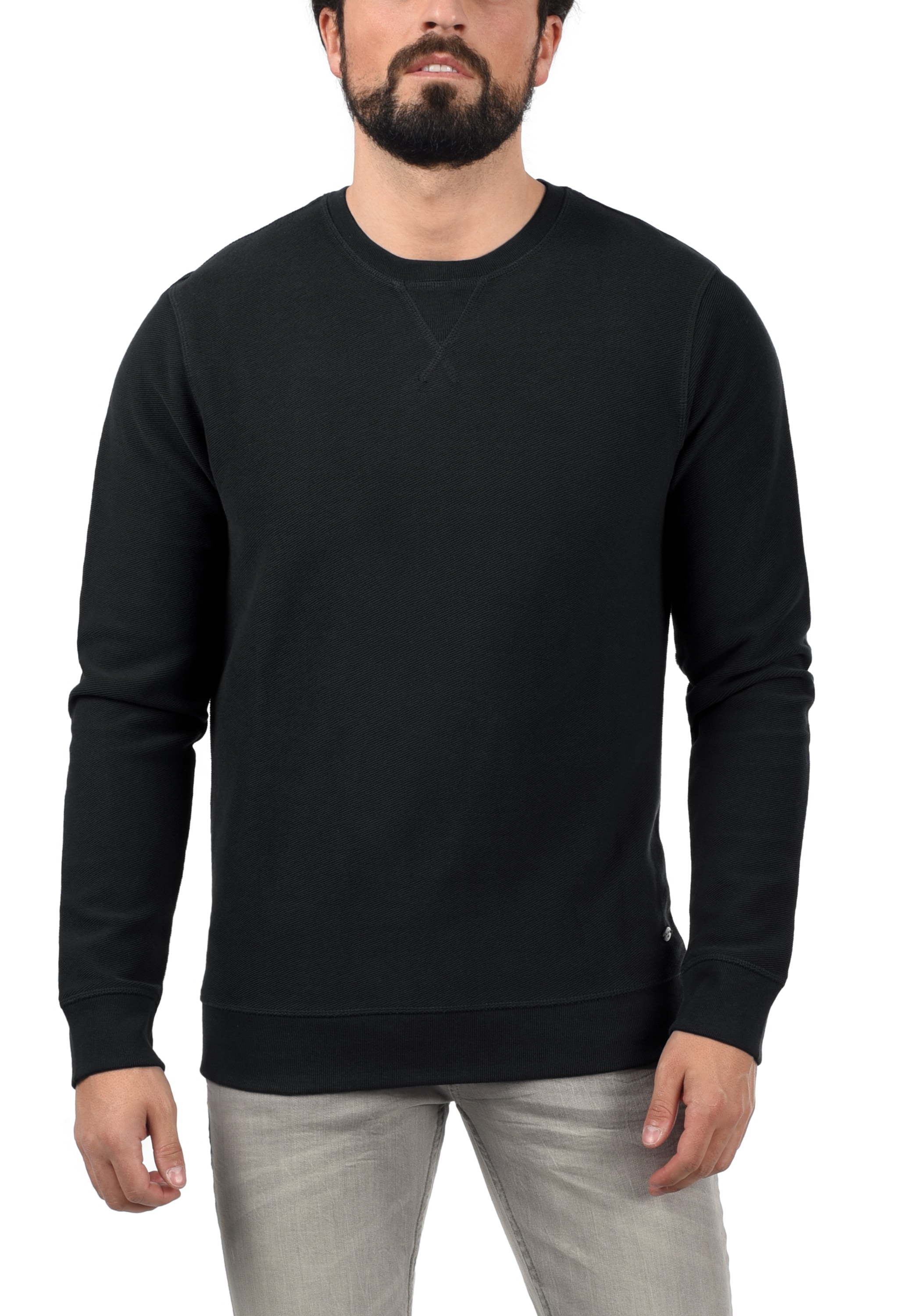 Blend Longpullover »BHFalk« Sweatpullover mit Metallbadge