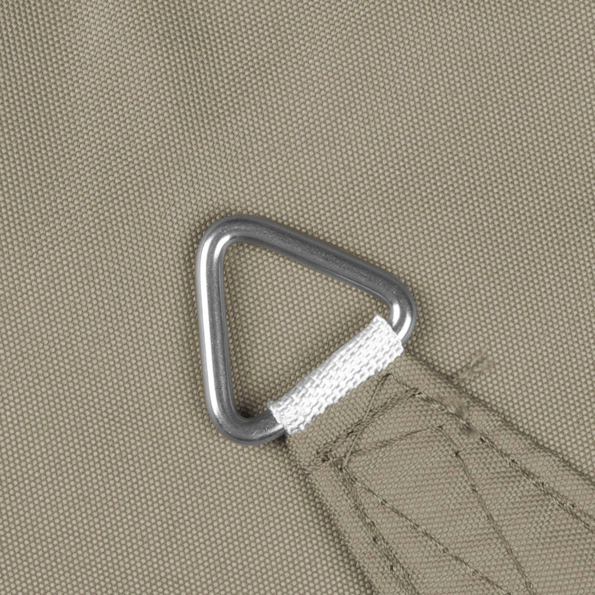Windhager Sonnensegel »Cannes Quadrat«, 3x3m, taupe
