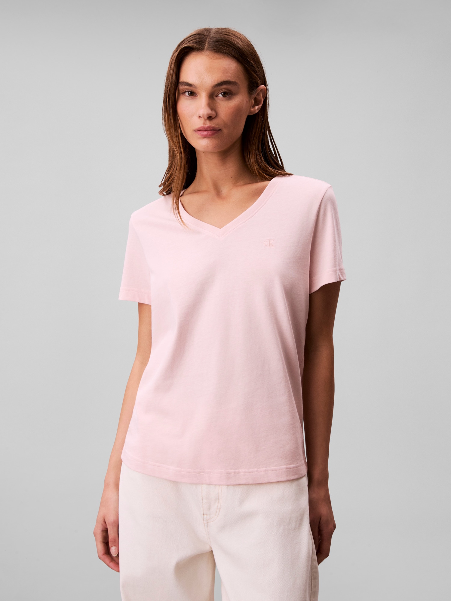 Calvin Klein Jeans T-Shirt "Archive Jersey Vnk Tee EU", Mit V-Ausschnitt günstig online kaufen