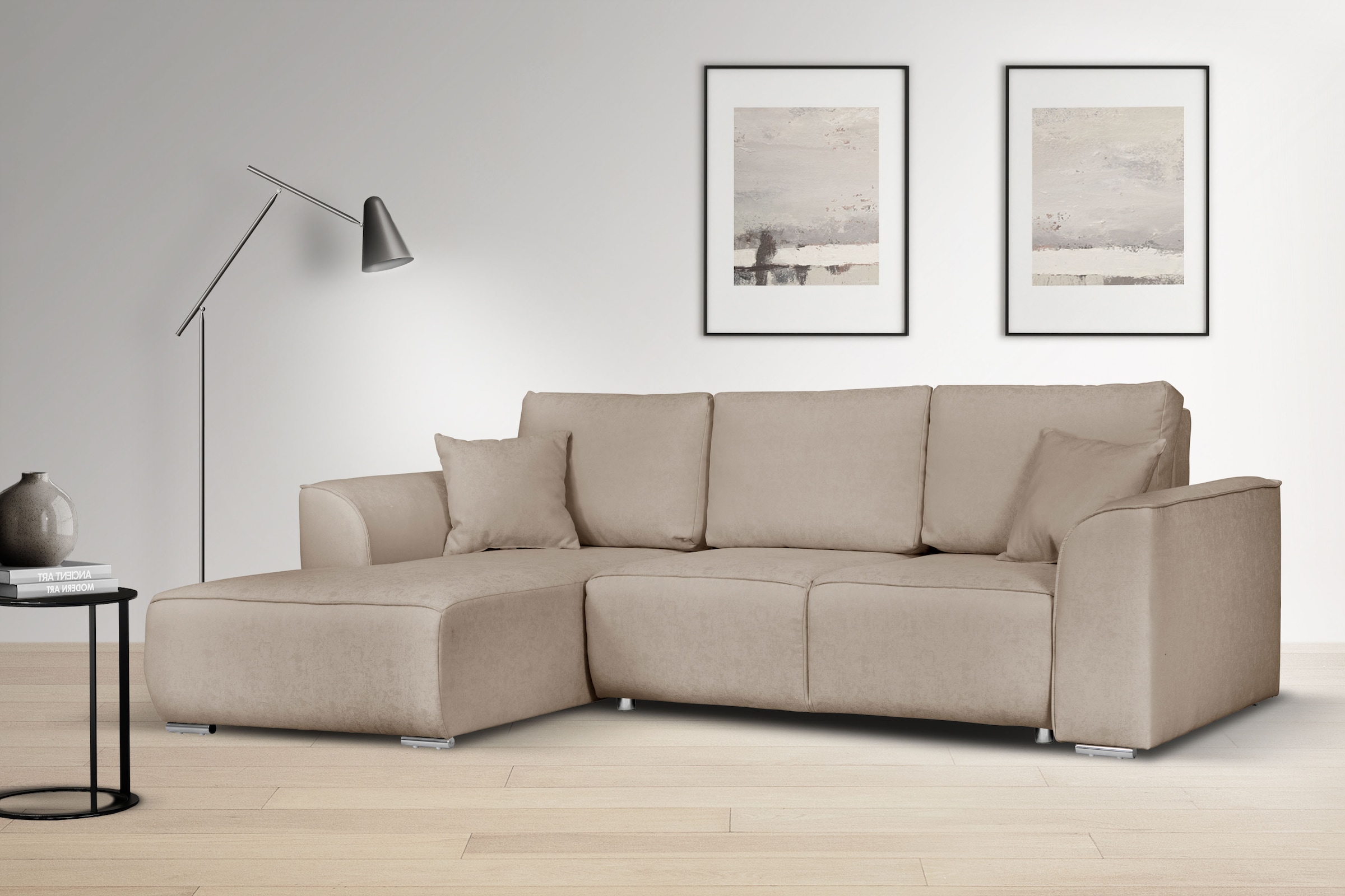 INOSIGN Ecksofa "BEATRICE optionale Schlafsofa mit Bettkasten, B/T/H: 265/1 günstig online kaufen
