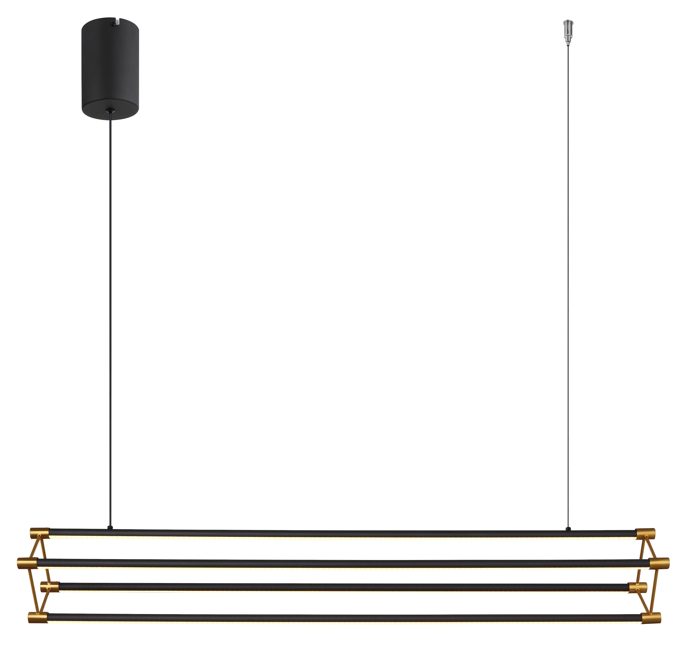 GLOBO LIGHTING LED Pendelleuchte »KAYSON«, Leuchtmittel LED-Modul | LED fest integriert, Hängelampe/Hängeleuchte/Wohnzimmer/Esstisch/elegant