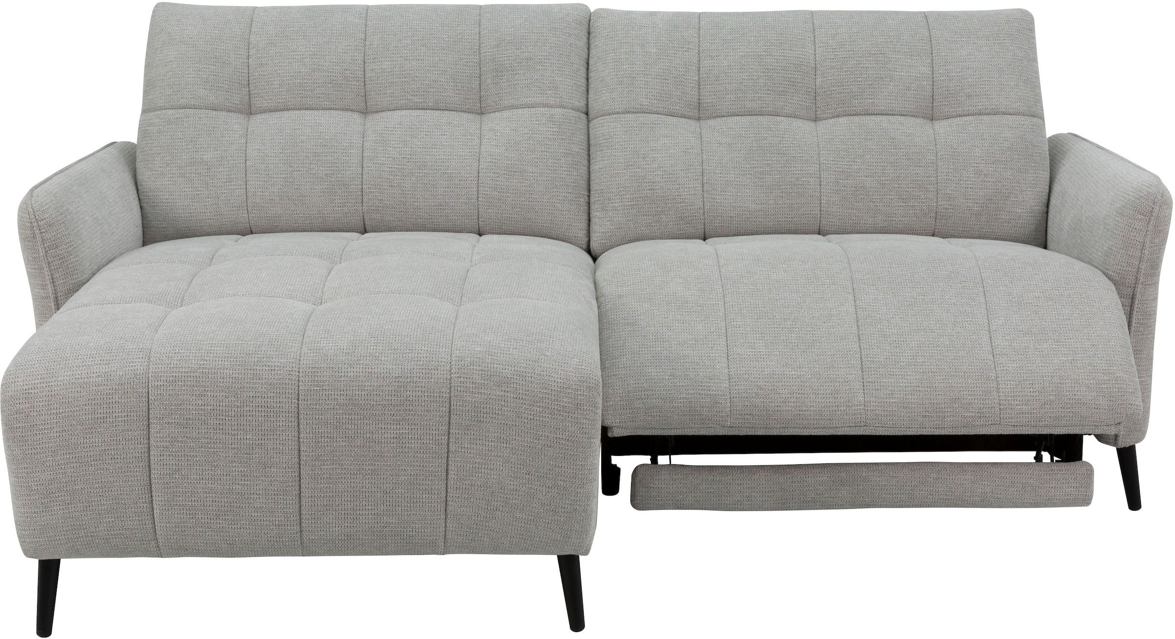 INOSIGN Ecksofa »DENIO 3-Sitzer, L-Form (Breite 209cm), elektr. Relaxfunktion, USB-A/C«, Liegefunktion durch Recliner, Federkernpolsterung