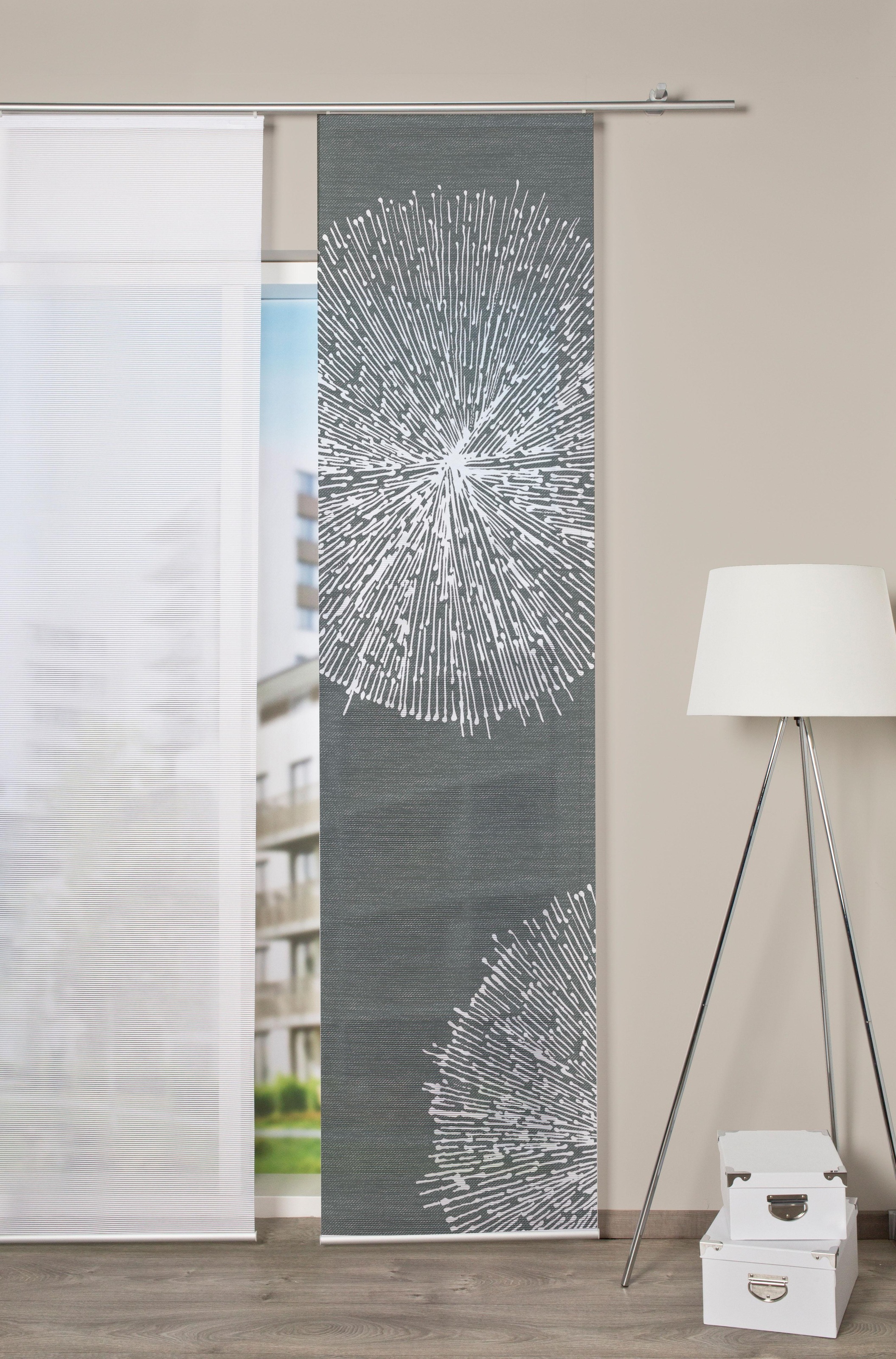 Vision S Schiebegardine »CRESTON«, (1 St.), HxB: 260x60, Schiebevorhang Bambusoptik Digitaldruck