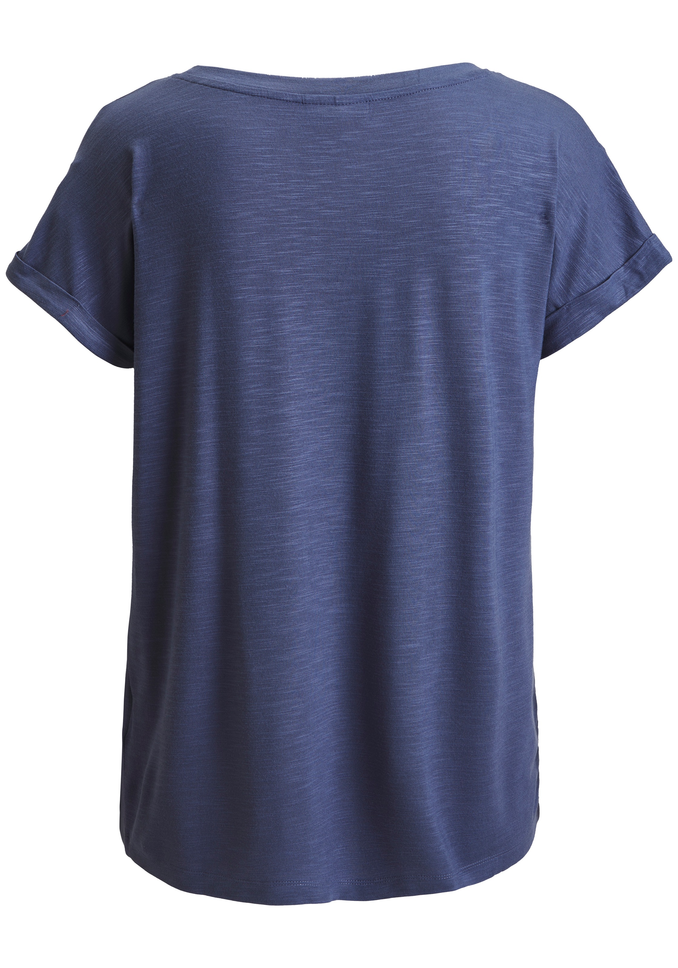 Beachtime V-Shirt »mit fixiertem Ärmelumschlag« 1 aus elastischer Viskose-Qualität