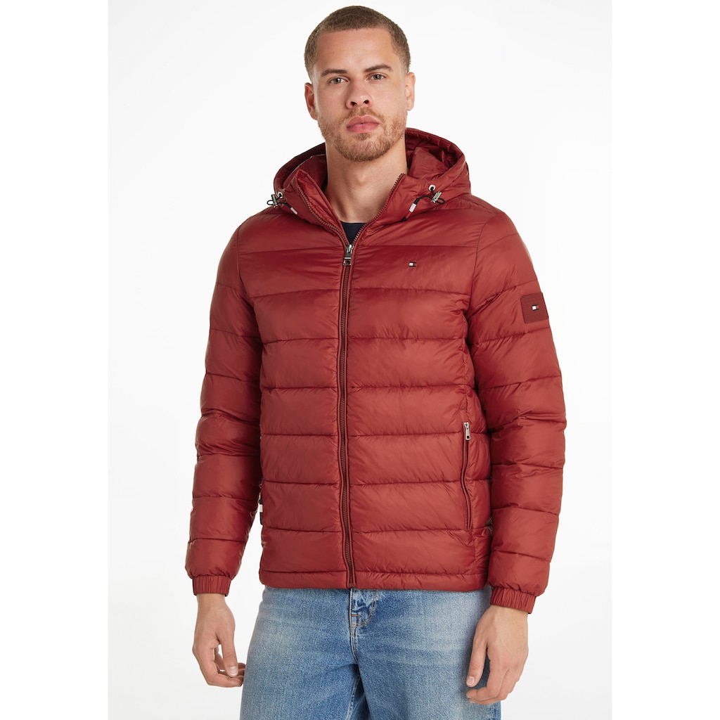 Tommy Hilfiger Steppjacke »QUILTED HOODED JACKET«, mit Kapuze