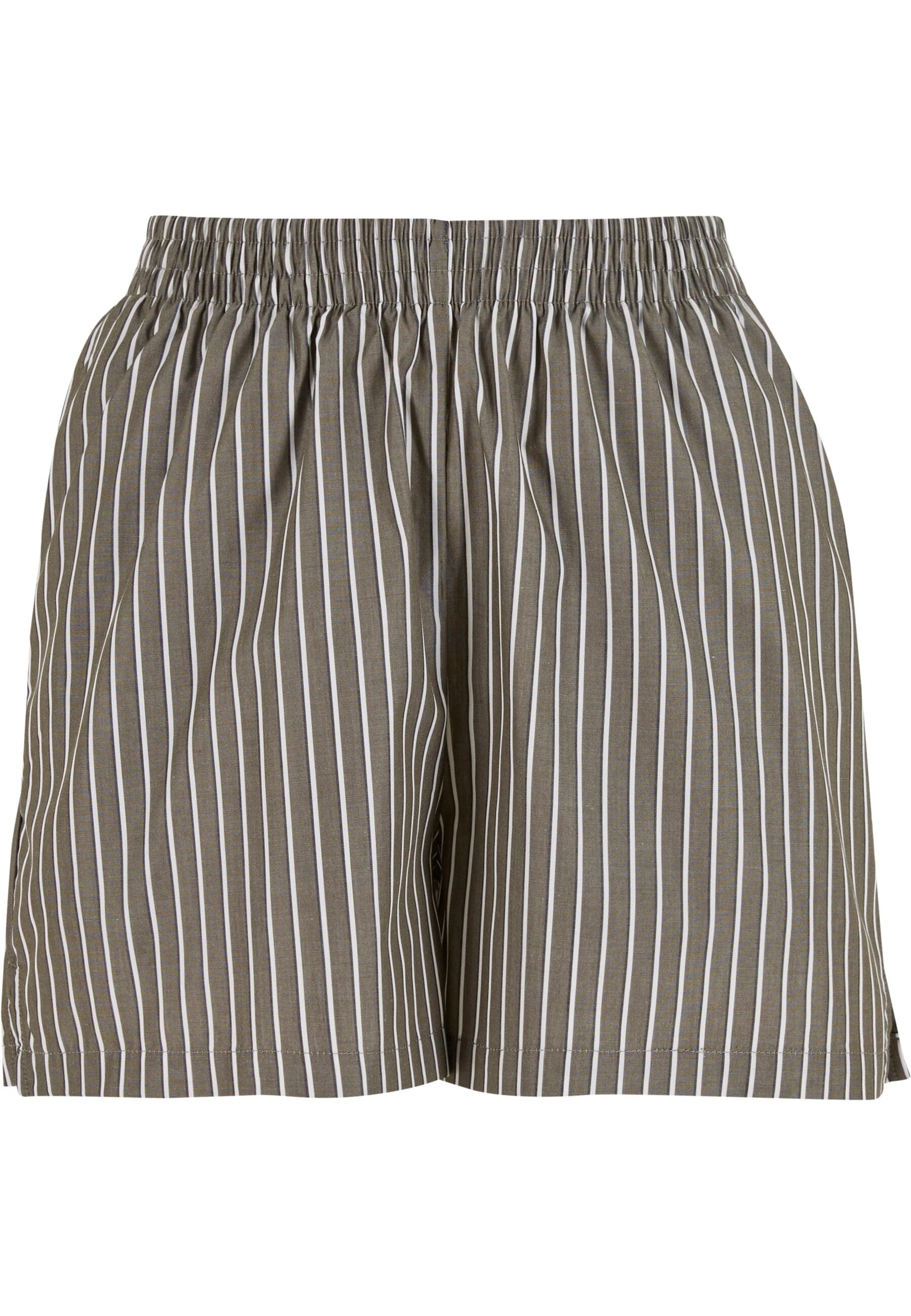 URBAN CLASSICS Shorts "Urban Classics Damen Ladies Striped Shorts" günstig online kaufen