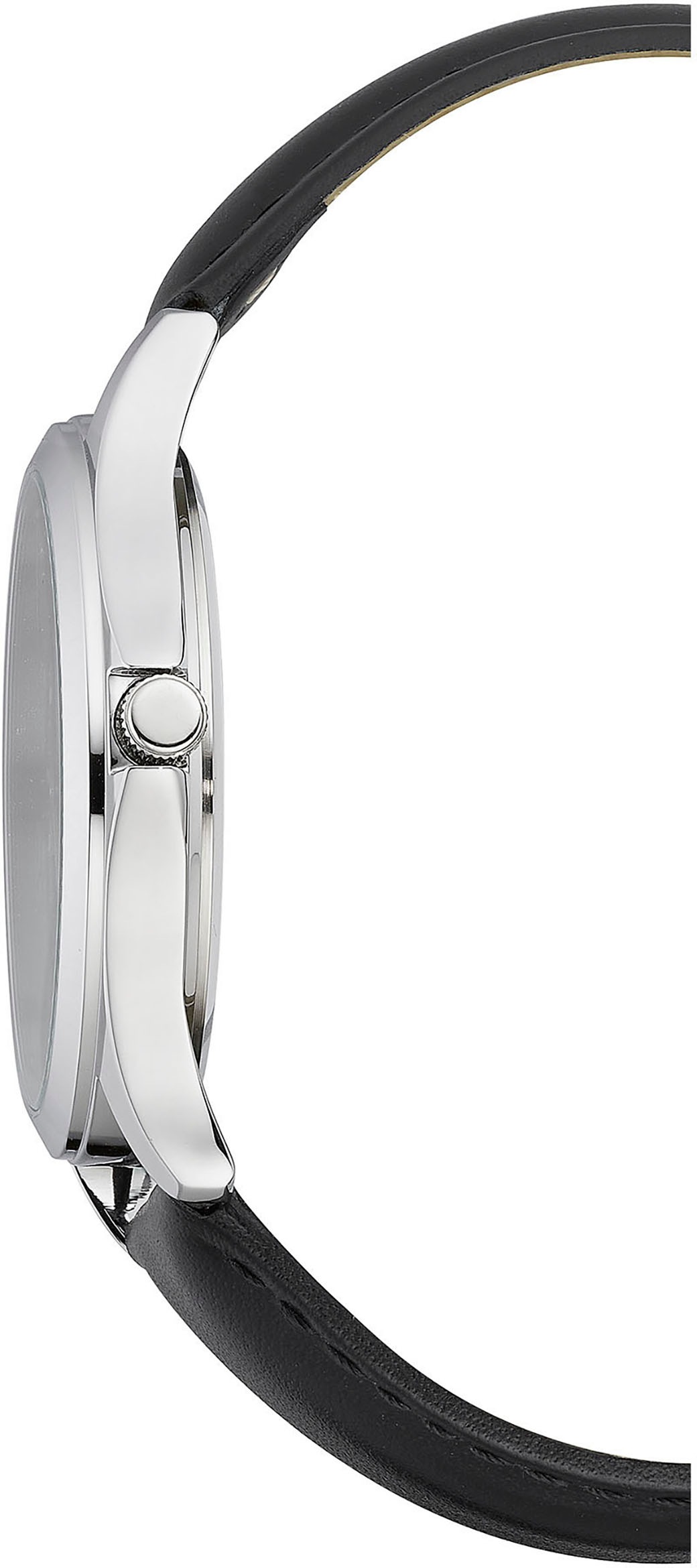 Tempic Quarzuhr, Armbanduhr, Herrenuhr, analog, Lederarmband