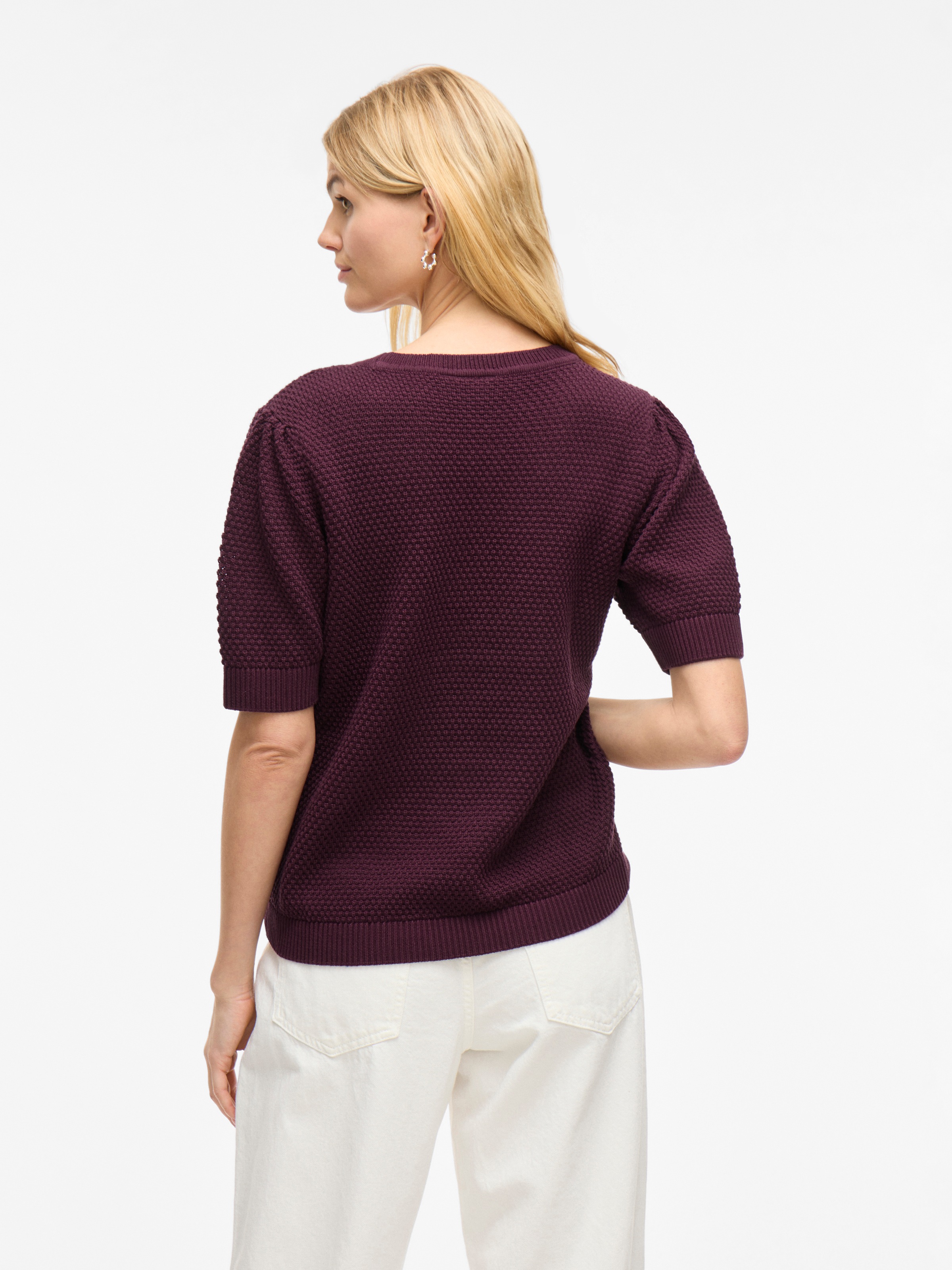Vila Kurzarmpullover "VIDALO O-NECK S/S KNIT TOP - NOOS" günstig online kaufen