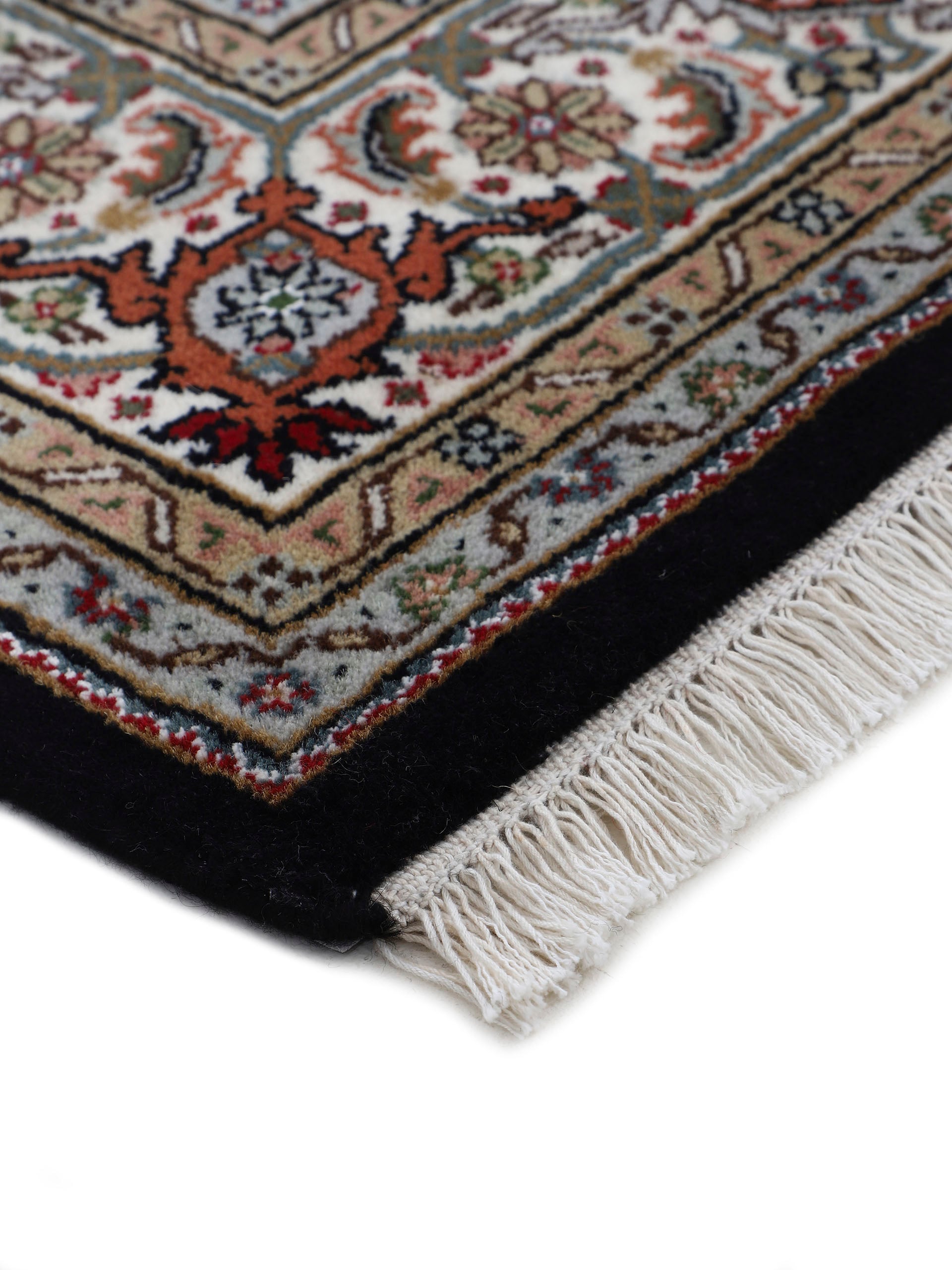 Woven Arts Orientteppich »Orientteppich Tabriz Mahi«, rechteckig, 15 mm Höhe, handgeknüpft, Wohnzimmer, reine Wolle