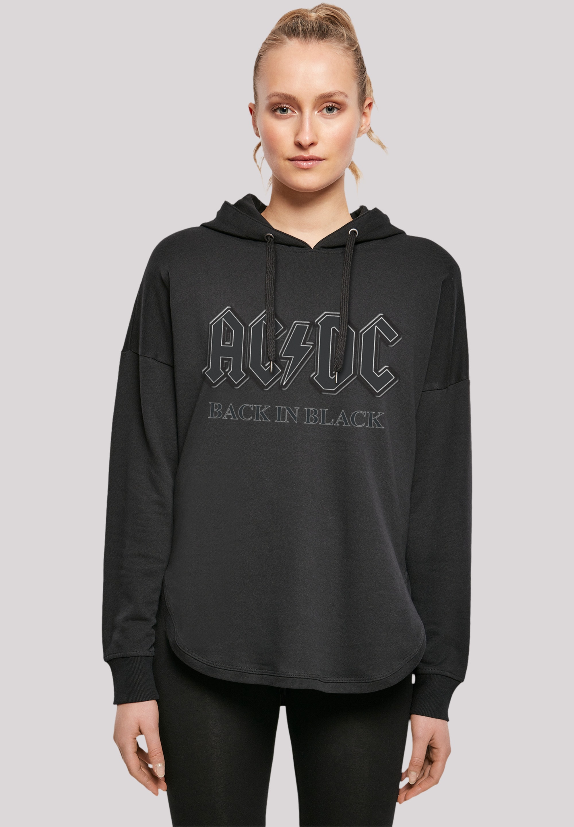 Kapuzenpullover »ACDC Hoodie Back in Black«, Print