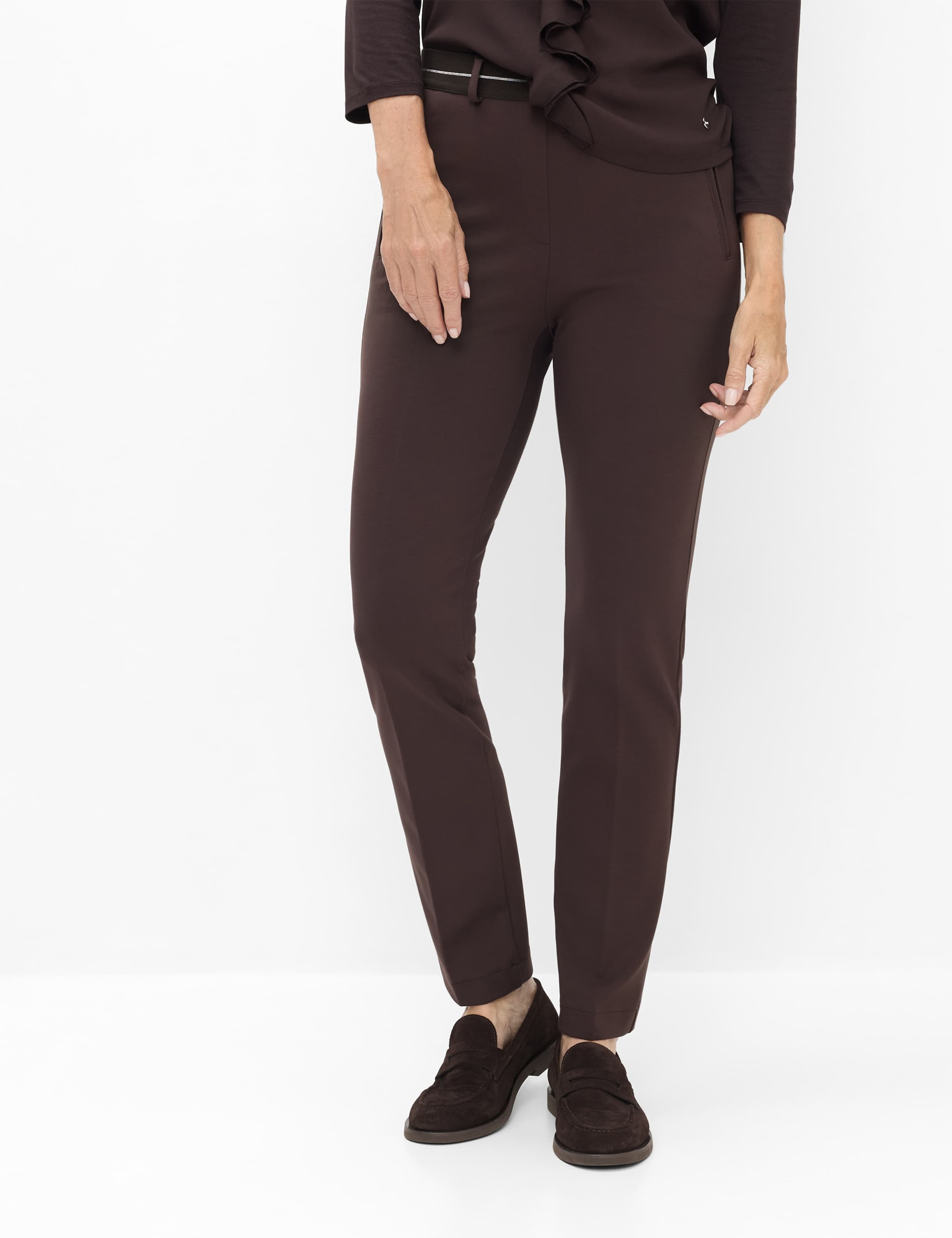 RAPHAELA by BRAX Boyfriend-Hose "Style DamenpulloverTH" Jersey: Schlupfhose im Super Slim Fit