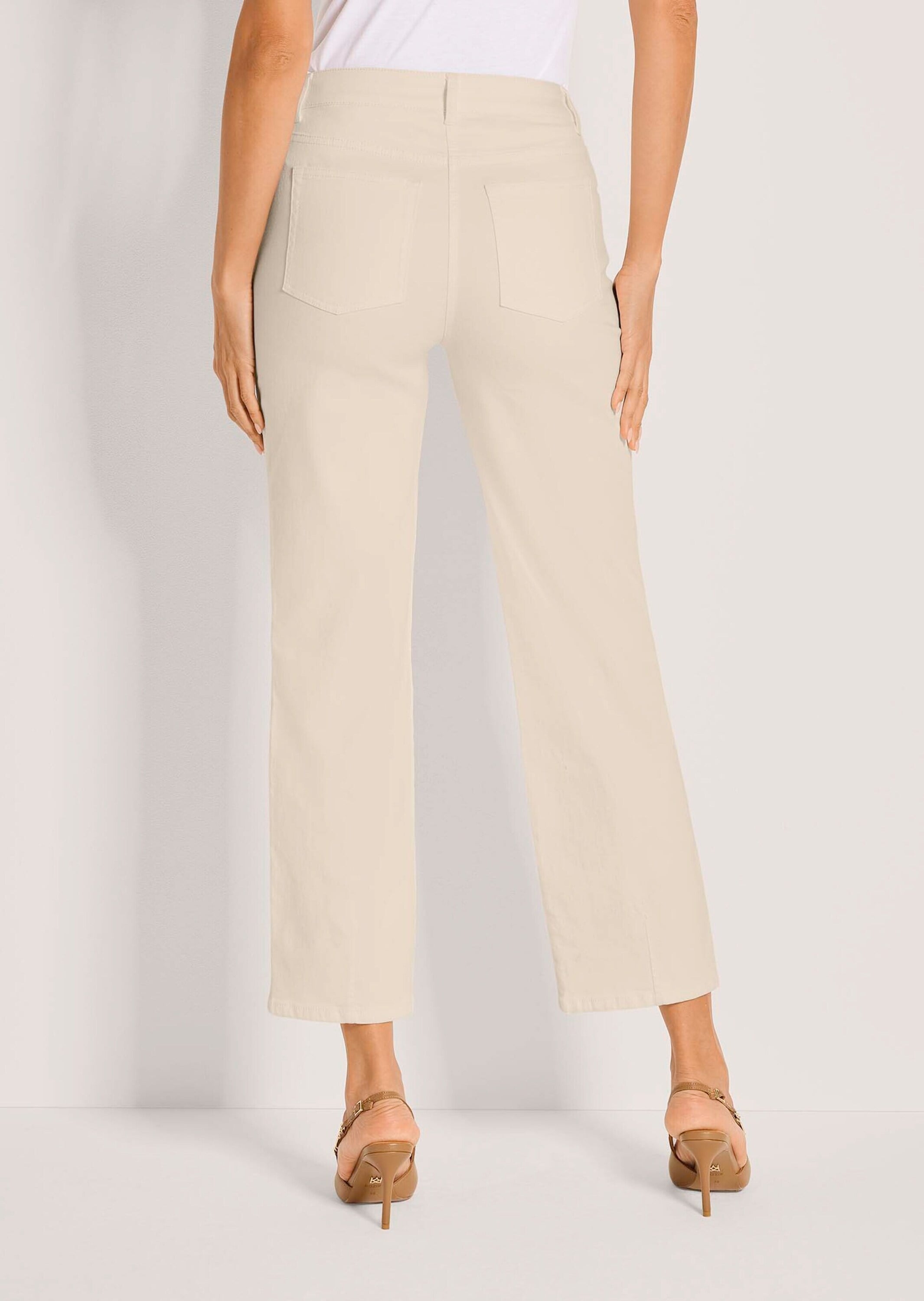 MADELEINE Regular-fit-Jeans »Jeans Baumwollhose mit Saumabnähern«