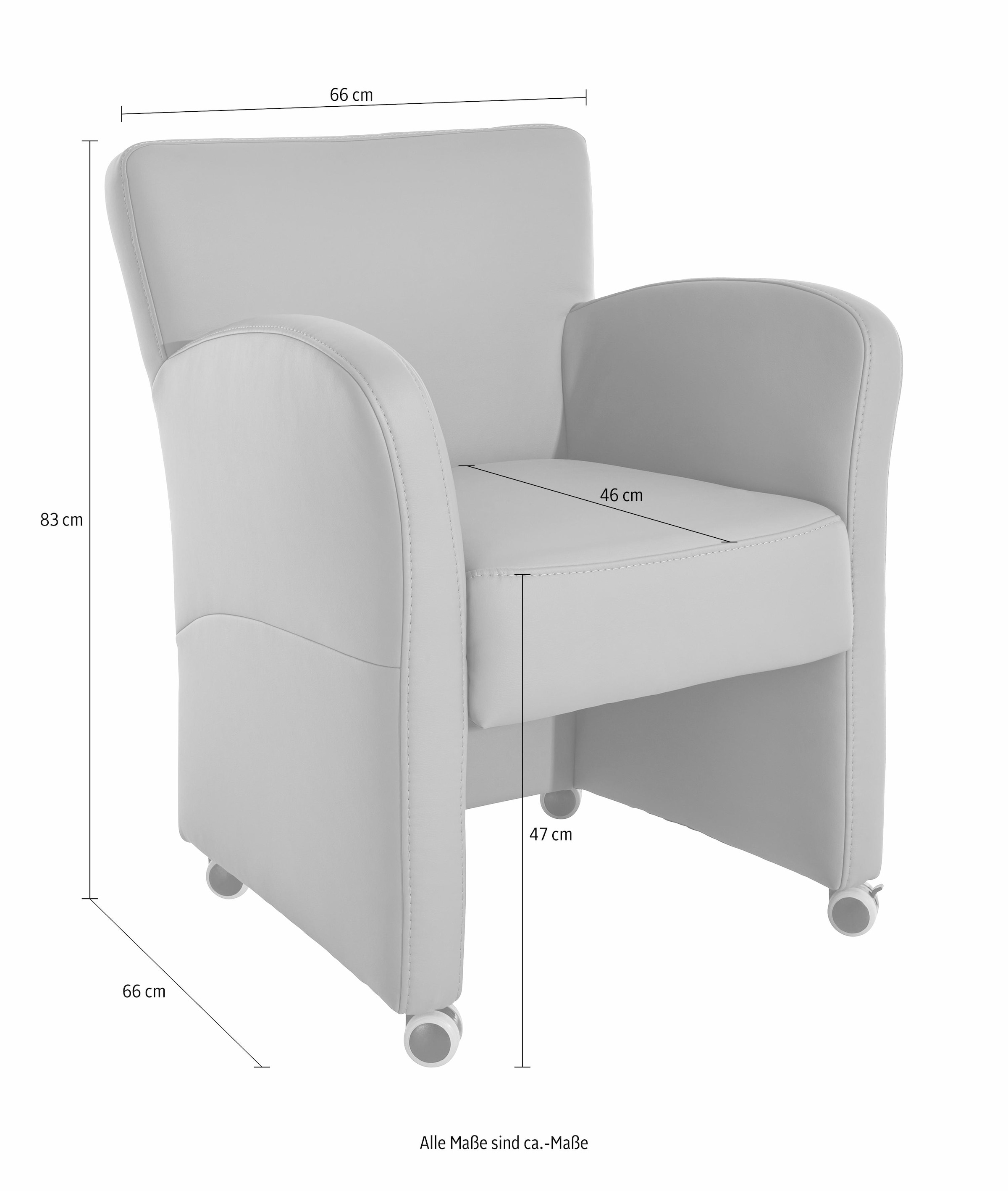 exxpo - sofa fashion Polsterstuhl schwar...