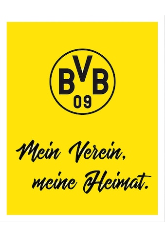 Wall-Art Poster »BVB Mein Verein, meine Heimat«, Poster, Wandbild, Bild, Wandposter kaufen