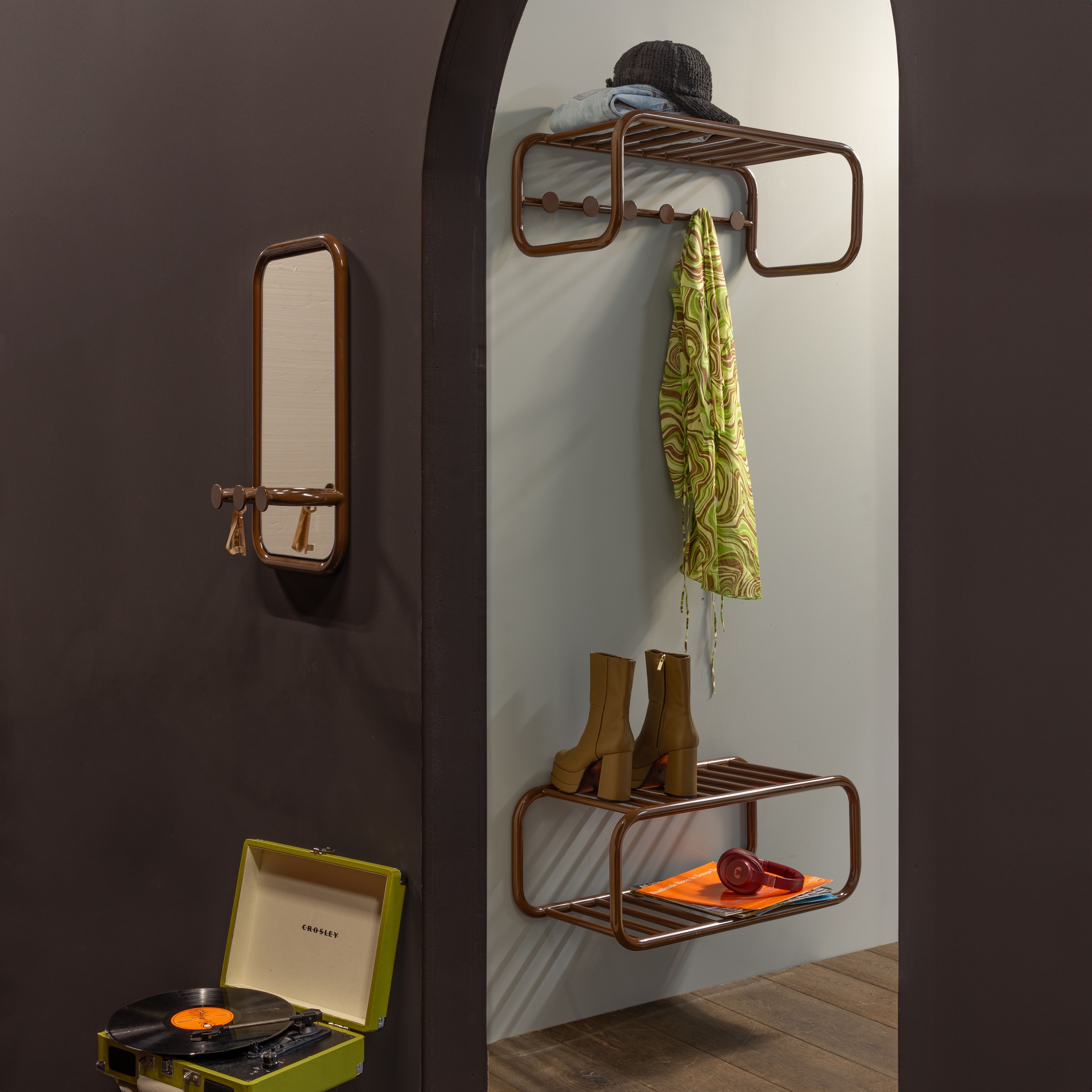 Spinder Design Garderobenleiste "RETRO Garderobe", (1 St.) günstig online kaufen