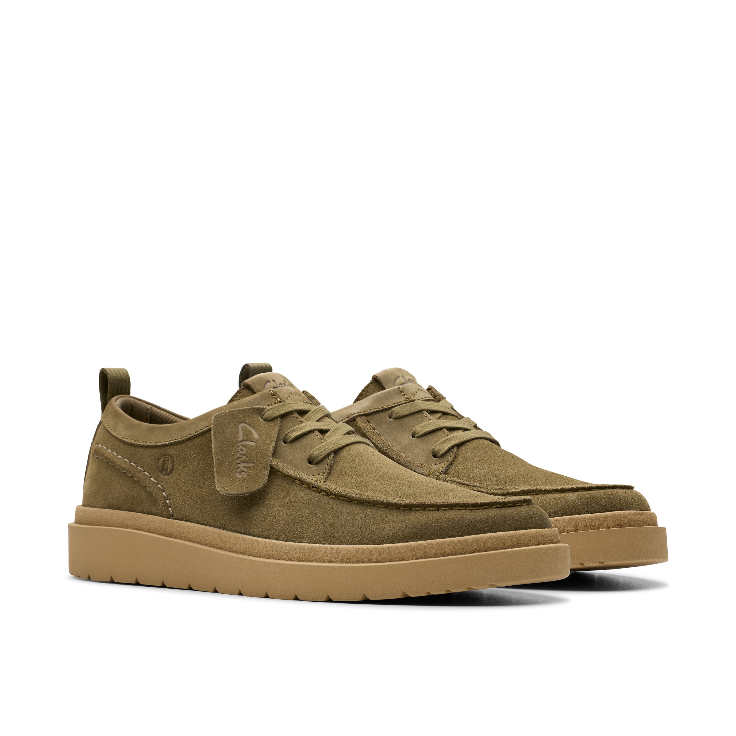 Clarks Schnürschuh »Polden Moc«, Schnürschuh, Business Schuh, Mokassin im Casual Look