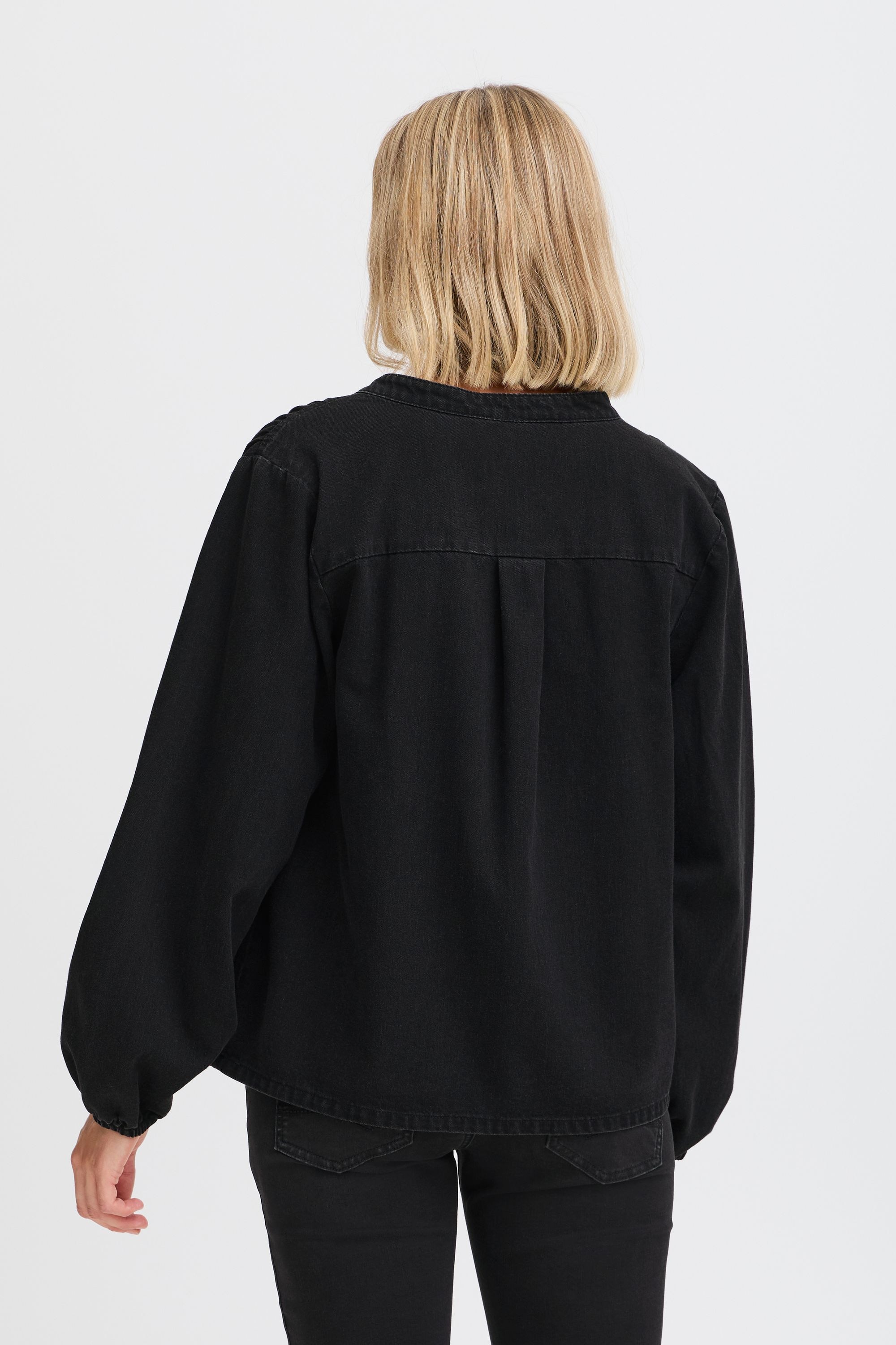 Pulz Jeans Tunika »Langarmbluse PZMALIA V-Neck Blouse«