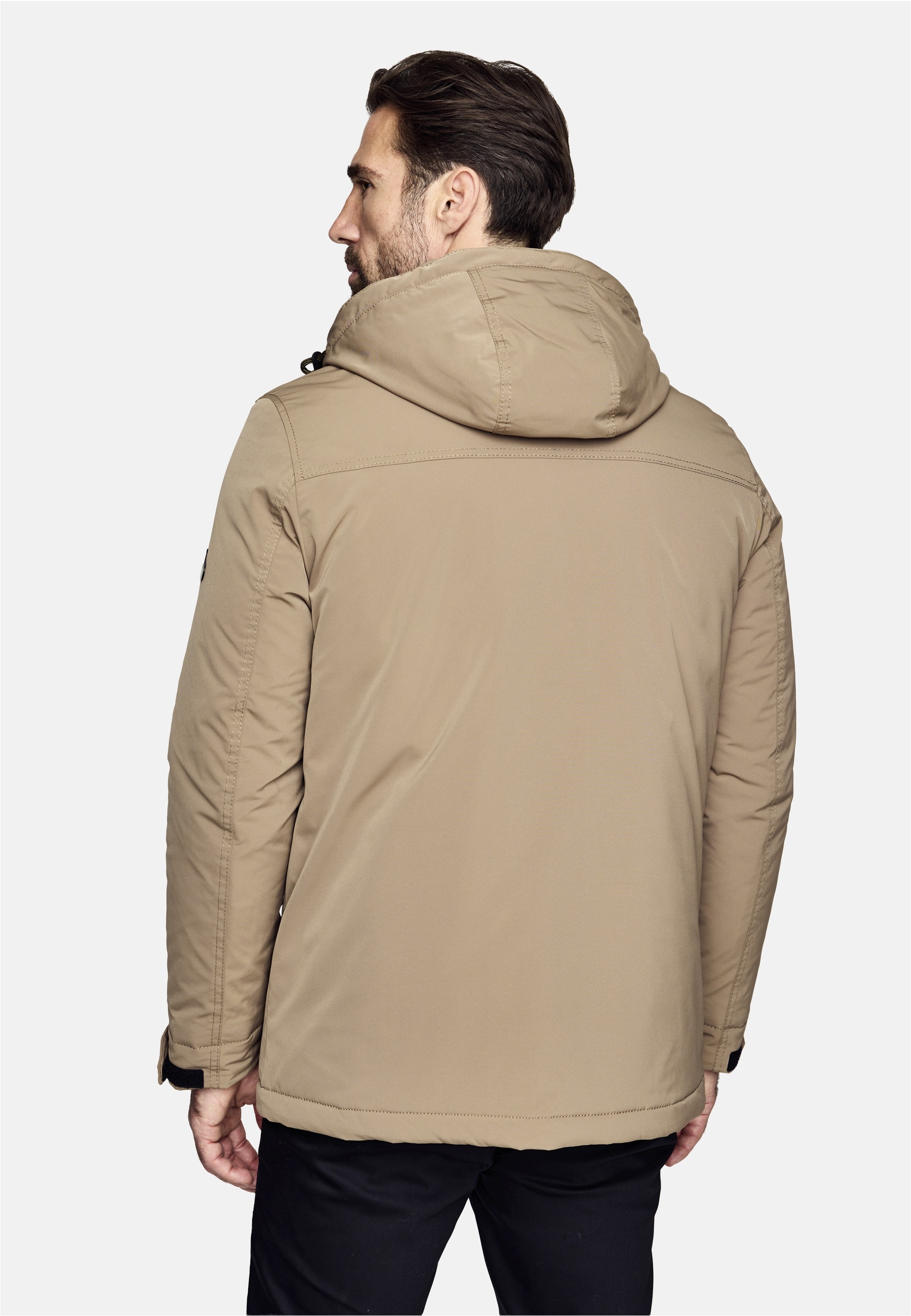 Outdoorjacke NEW CANADIAN "CO-3", Herren, Gr. 58, braun (camelfarben), 100% Polyester, unifarben, normal, ohne Ausschnitt, Jacken Outdoorjacke, mit Fleece-Einsatz am Innenkragen 3