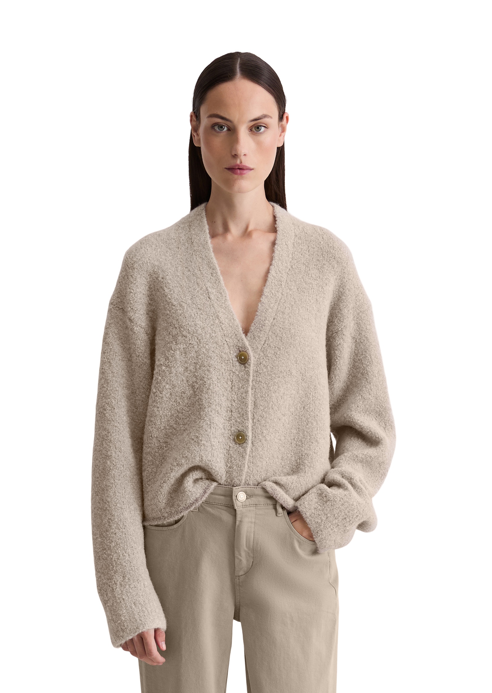 Marc OPolo Cardigan "aus Schurwolle-Alpakawolle-Mix" günstig online kaufen