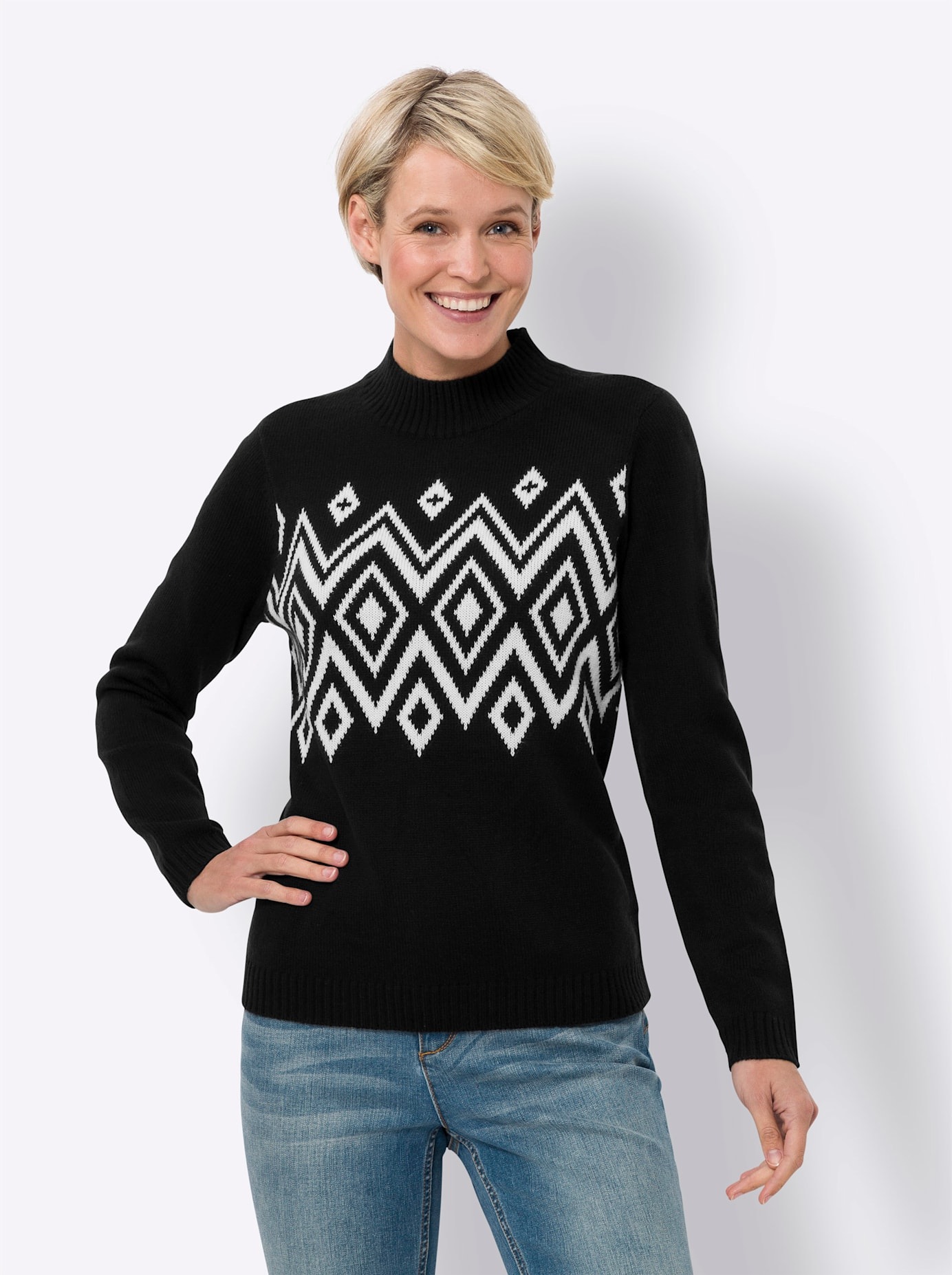 Classic Basics Stehkragenpullover "Stehkragen-Pullover" günstig online kaufen