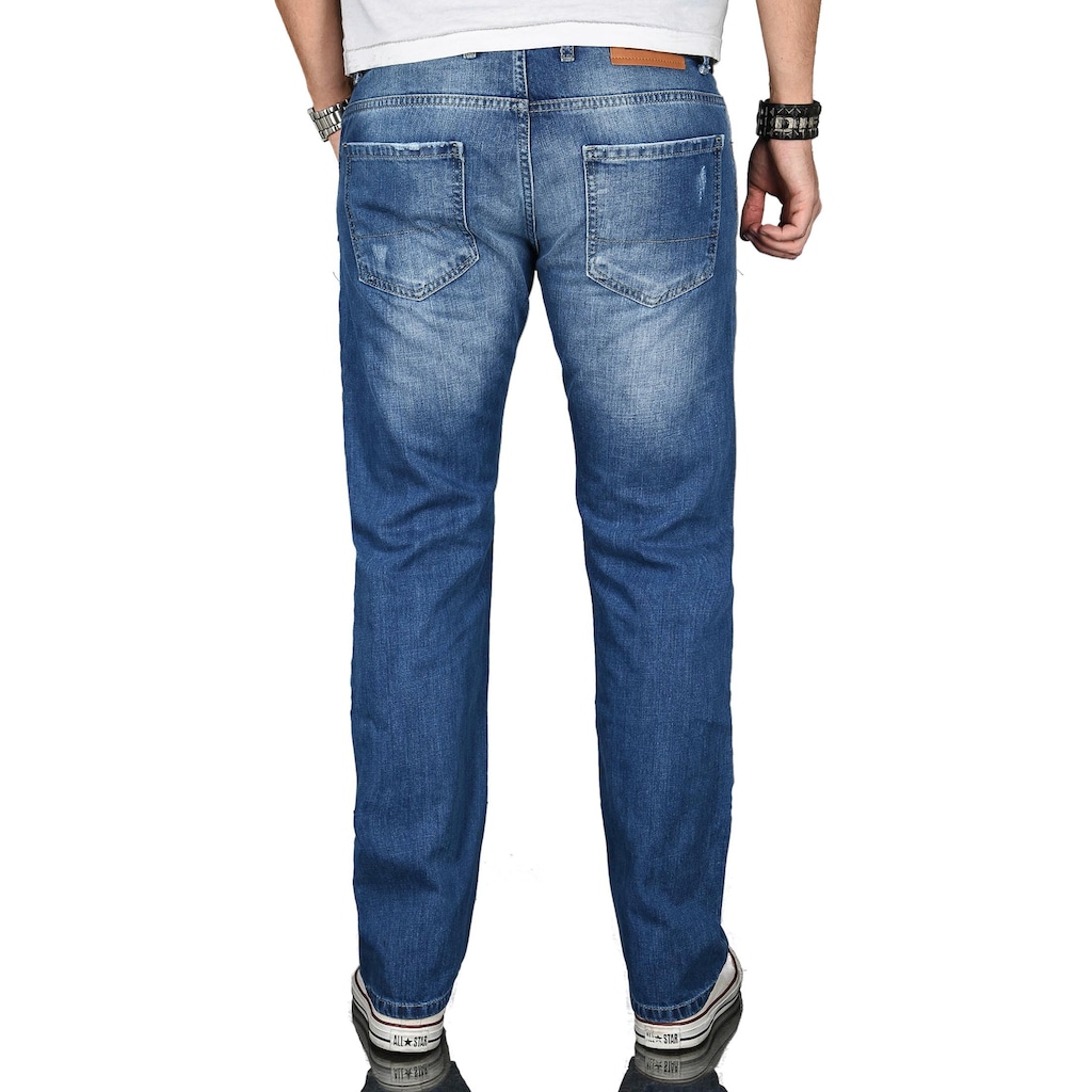Alessandro Salvarini Regular-fit-Jeans »ASJulio« mit geradem Bein JN9136