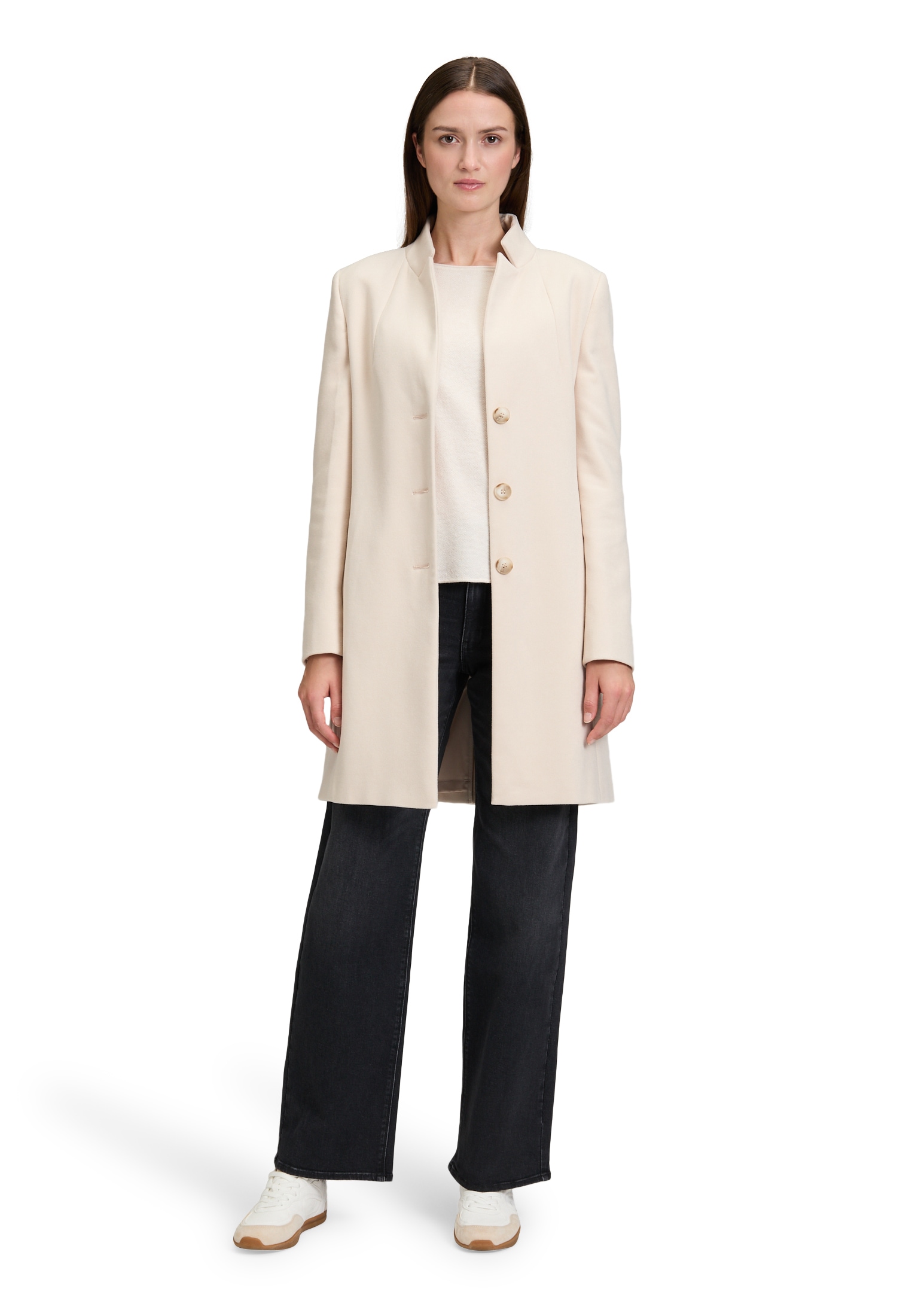 Betty&Co Wintermantel »Betty & Co Damen Blazermantel mit Knöpfen«