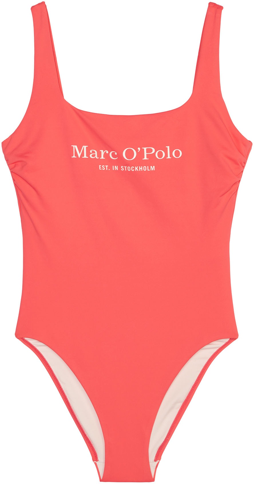 Marc OPolo Badeanzug schnelltrocknend, tiefer Rücken, Logoschriftzug günstig online kaufen