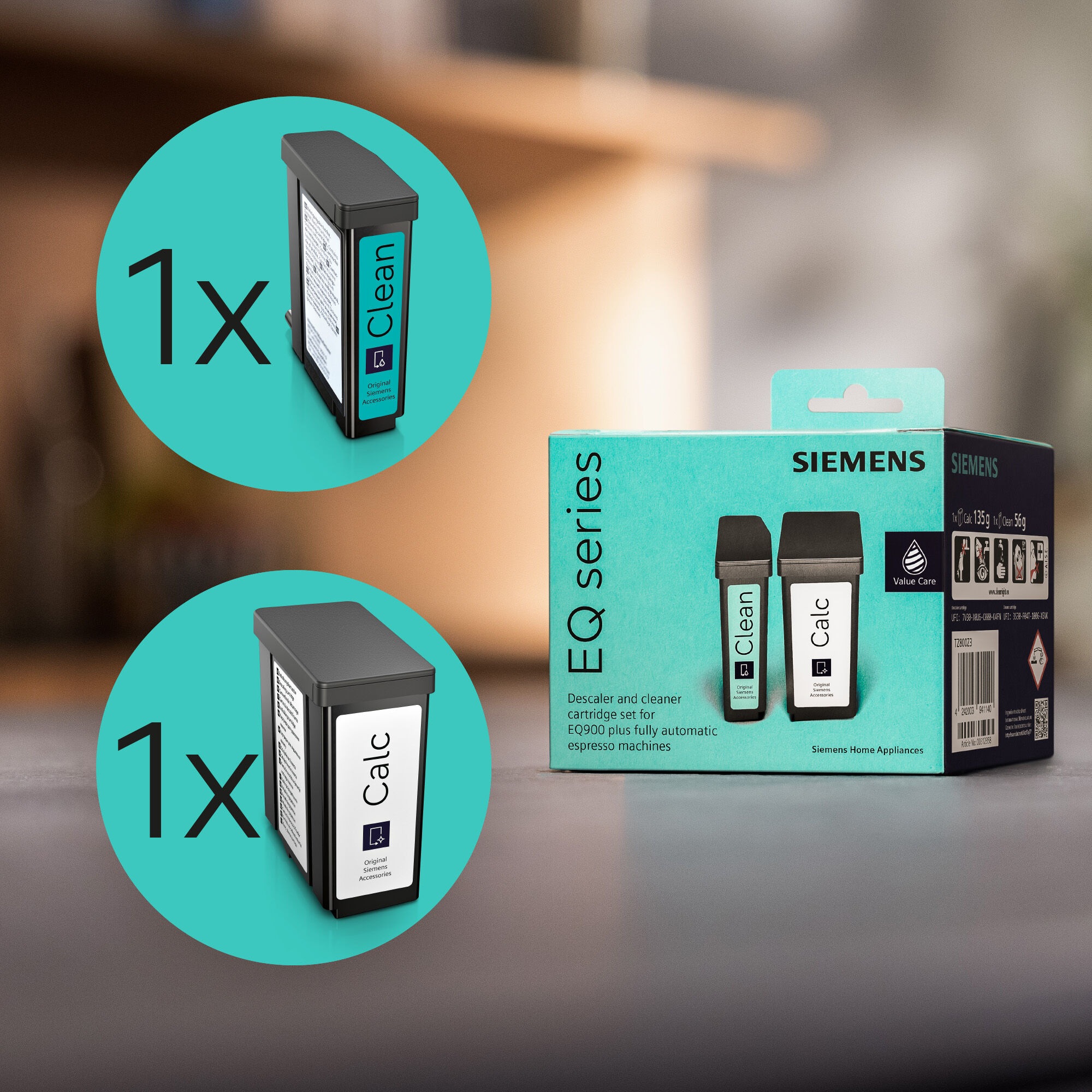 SIEMENS Entkalker "TZ800Z3, Reinigungs- und Entkalkungskartusche" optimiert günstig online kaufen