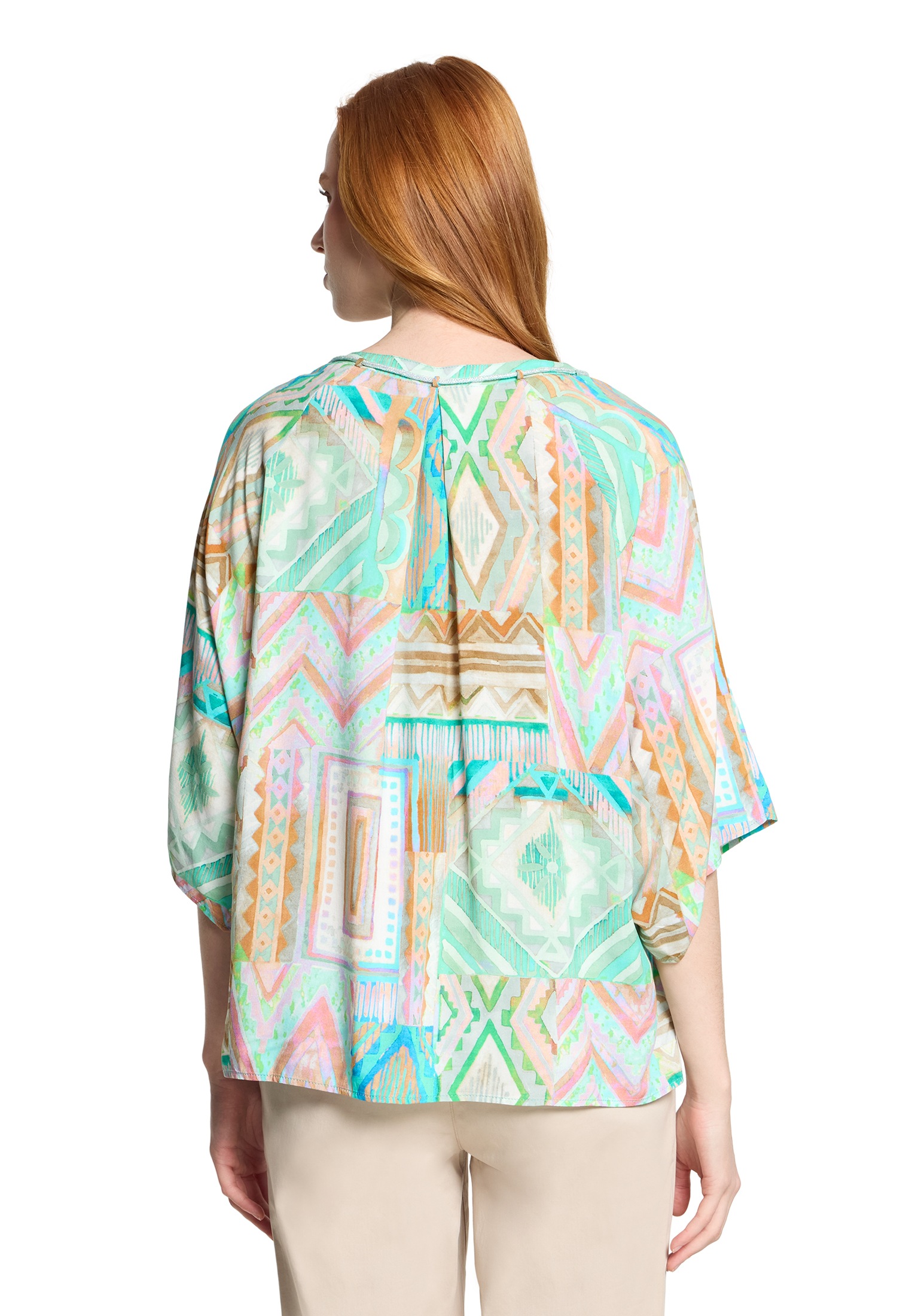 Cartoon Schlupfbluse »Damen mit Muster«